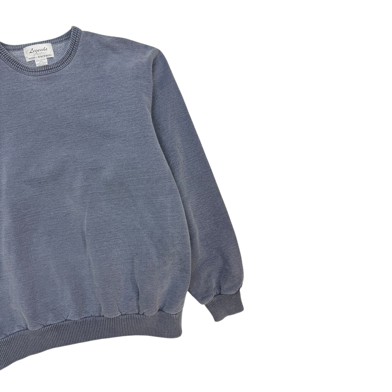 Vintage Non Fiction Blank Crewneck Washed Navy