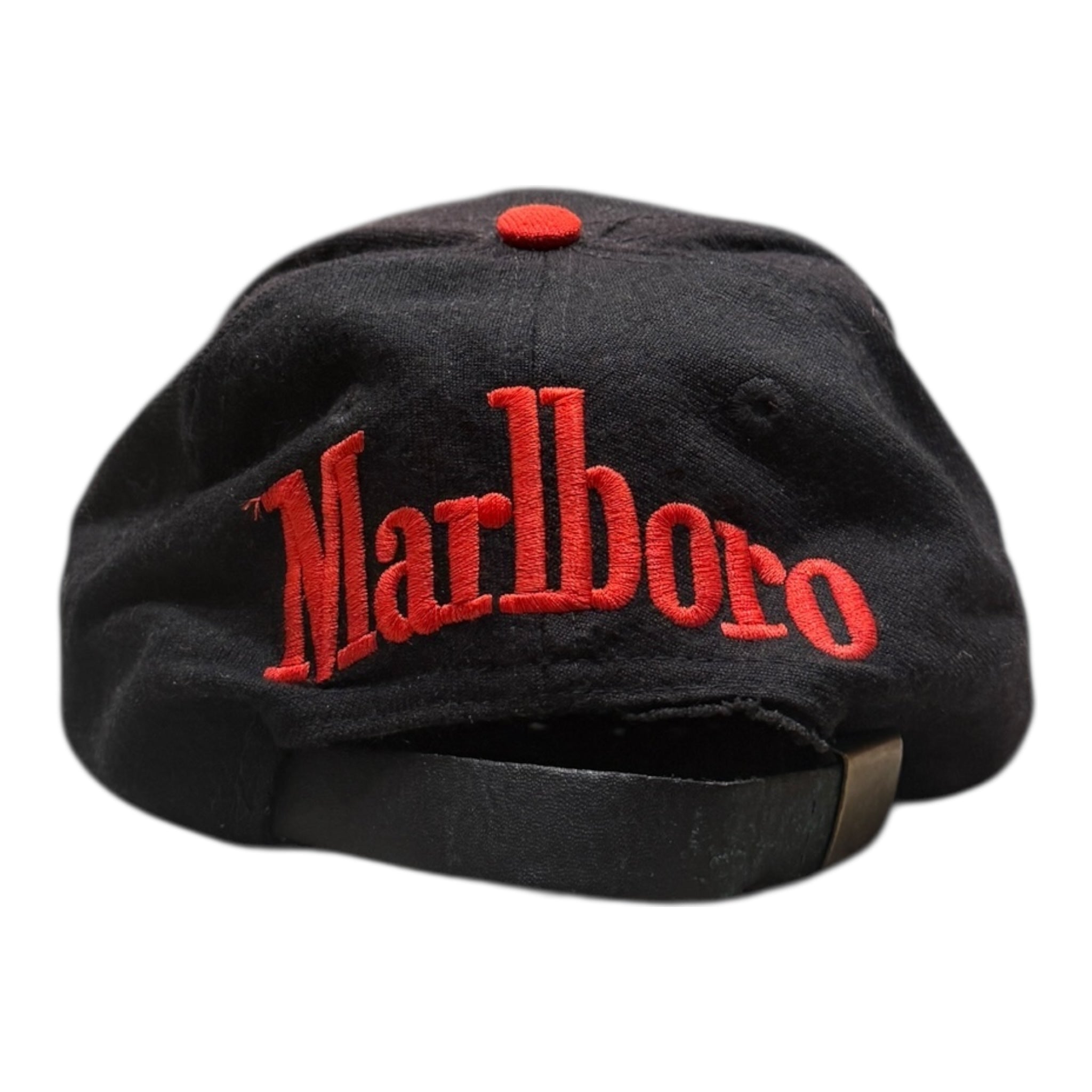 Vintage Lizard Rock Marlboro StrapBack Hat Black