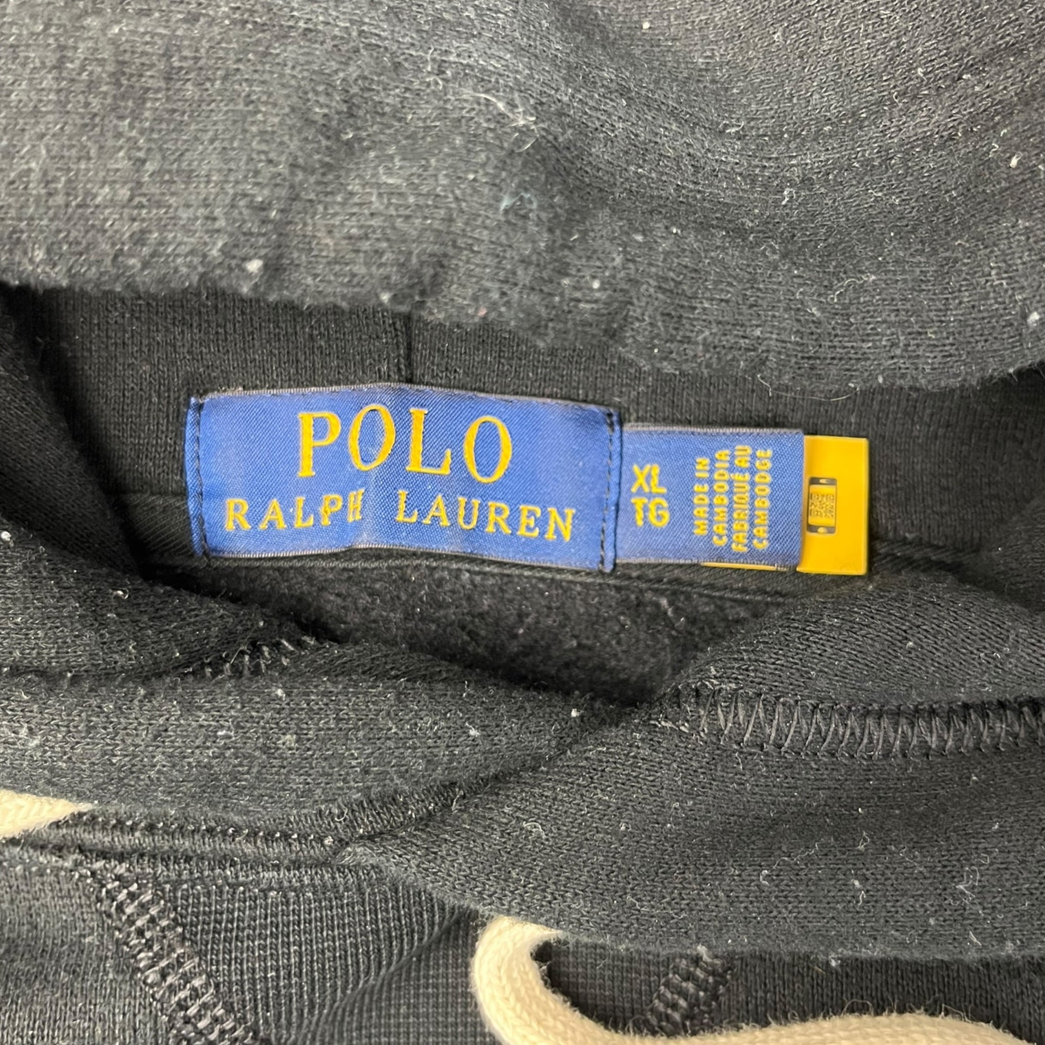 Polo Ralph Lauren Black Pullover Hoodie
