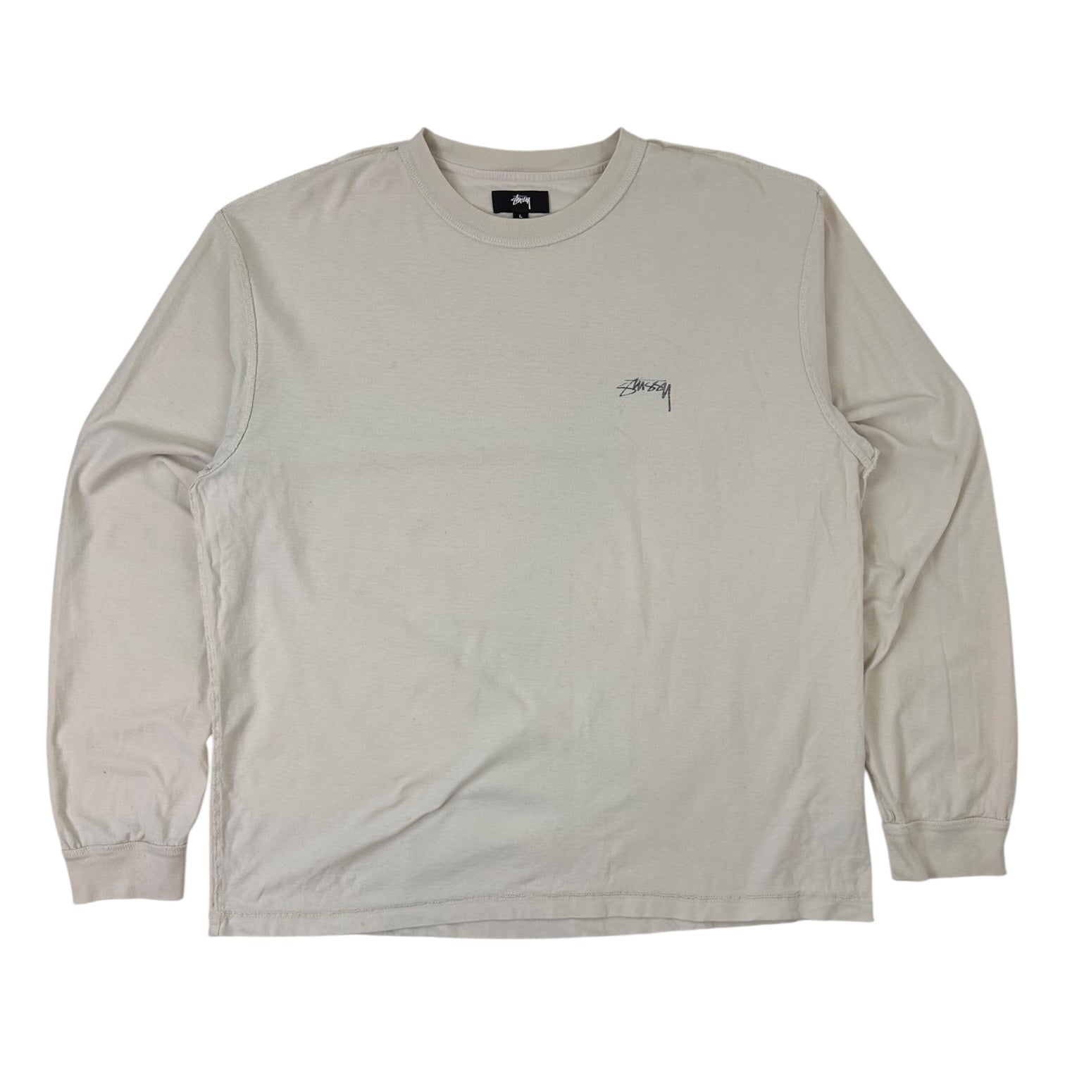 Stussy Inside Out Long Sleeve Shirt Cream
