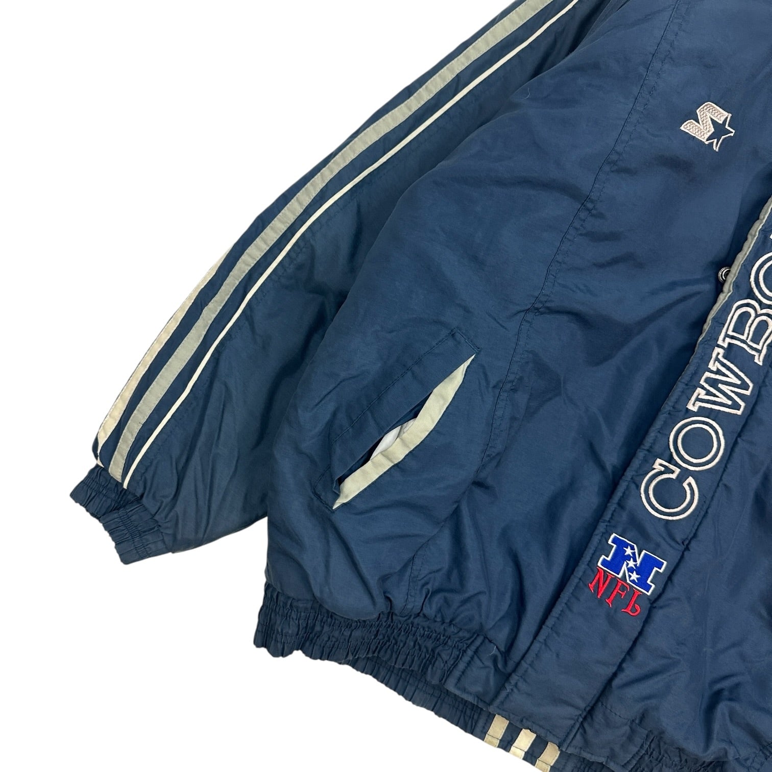 Vintage Starter Dallas Cowboys Jacket Blue