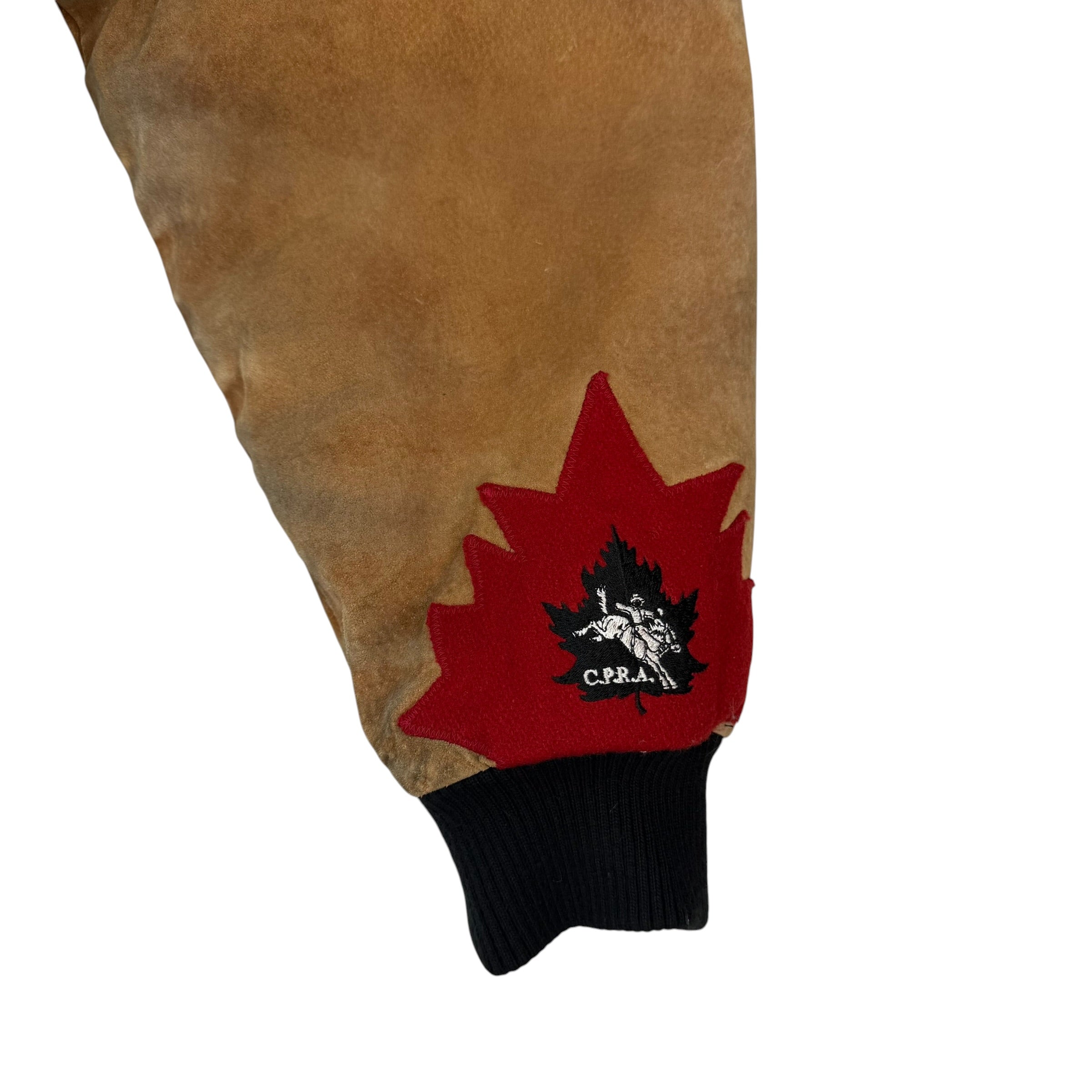 2005 Canadian Final Rodeo Edmonton Varsity Jacket Black