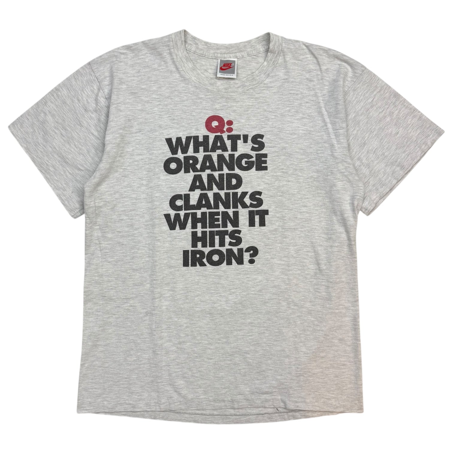 Vintage Nike Q&A Tee Grey