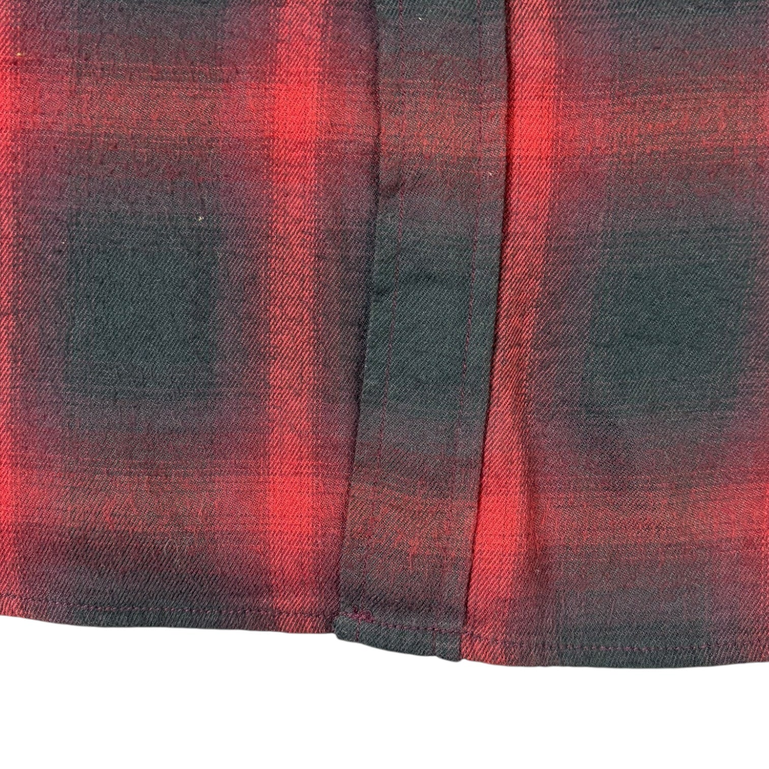 Saint Laurent Button Up Western Plaid Red