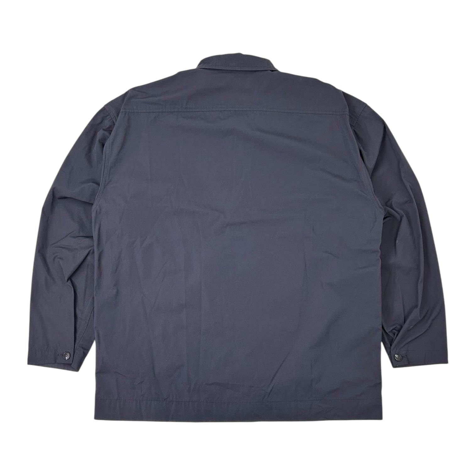Trés Bien Long Sleeve Button Up Shirt Navy