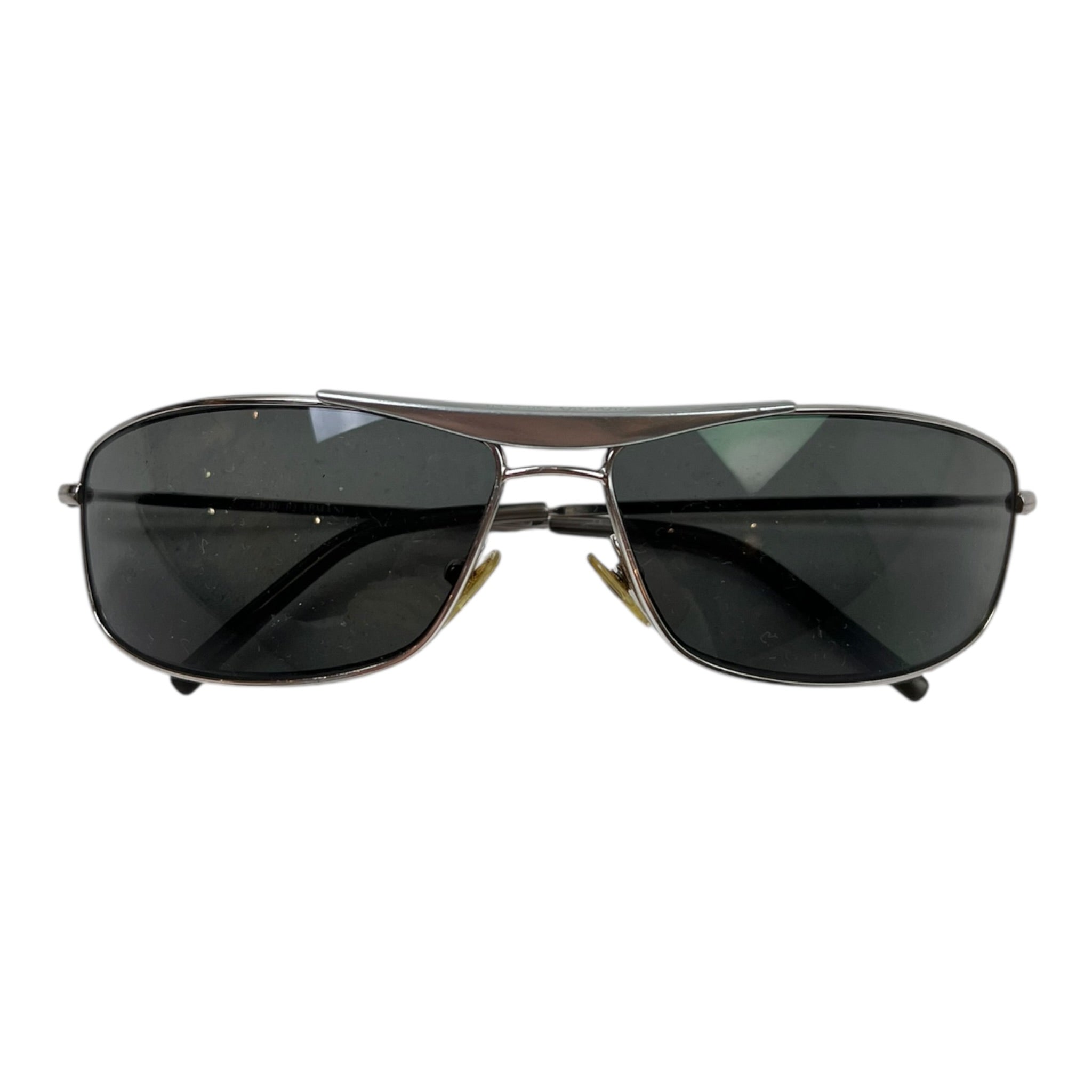 Vintage Giorgio Armani Distinctive Metallic Frame Sunglasses