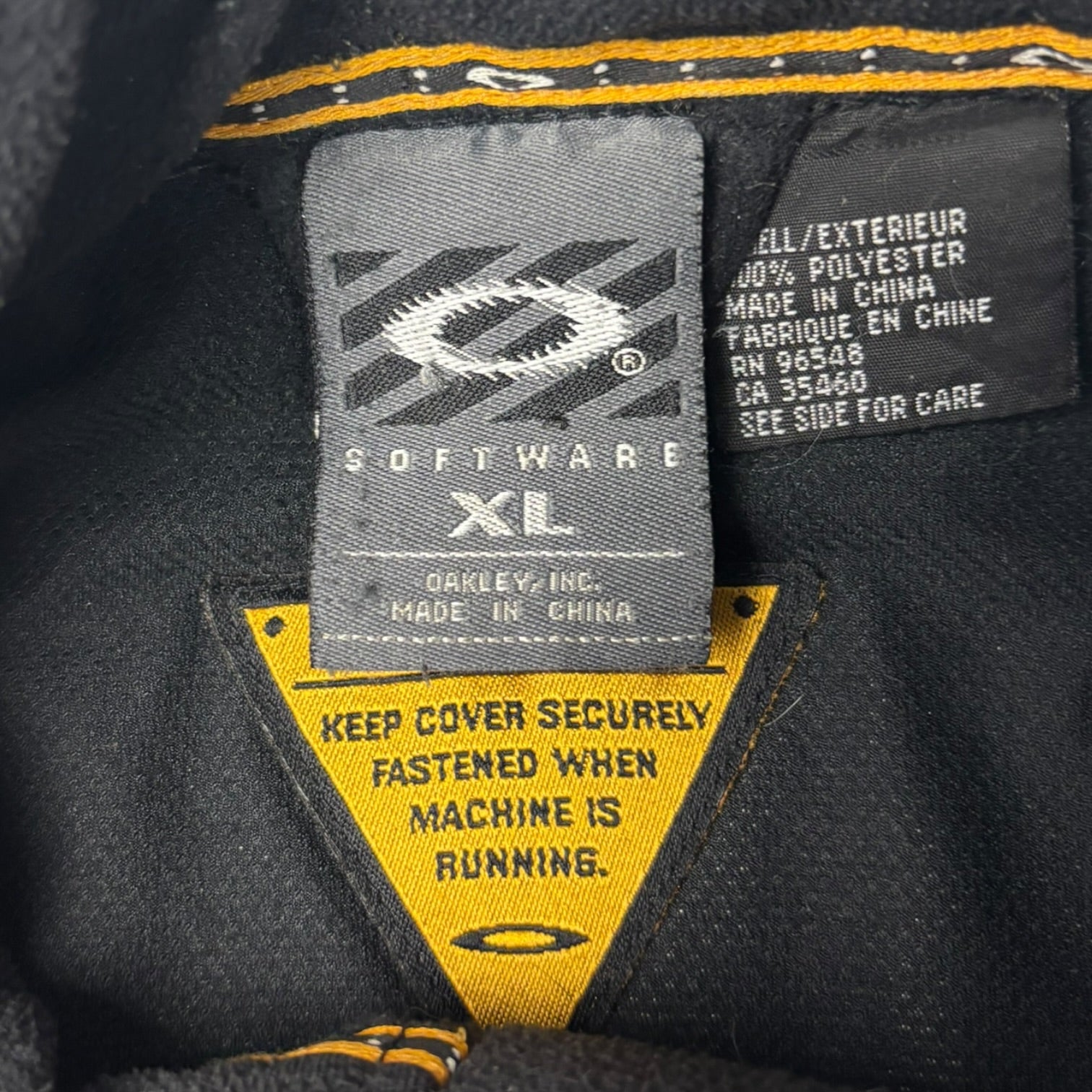 Vintage Oakley Software Tech Fleece Black