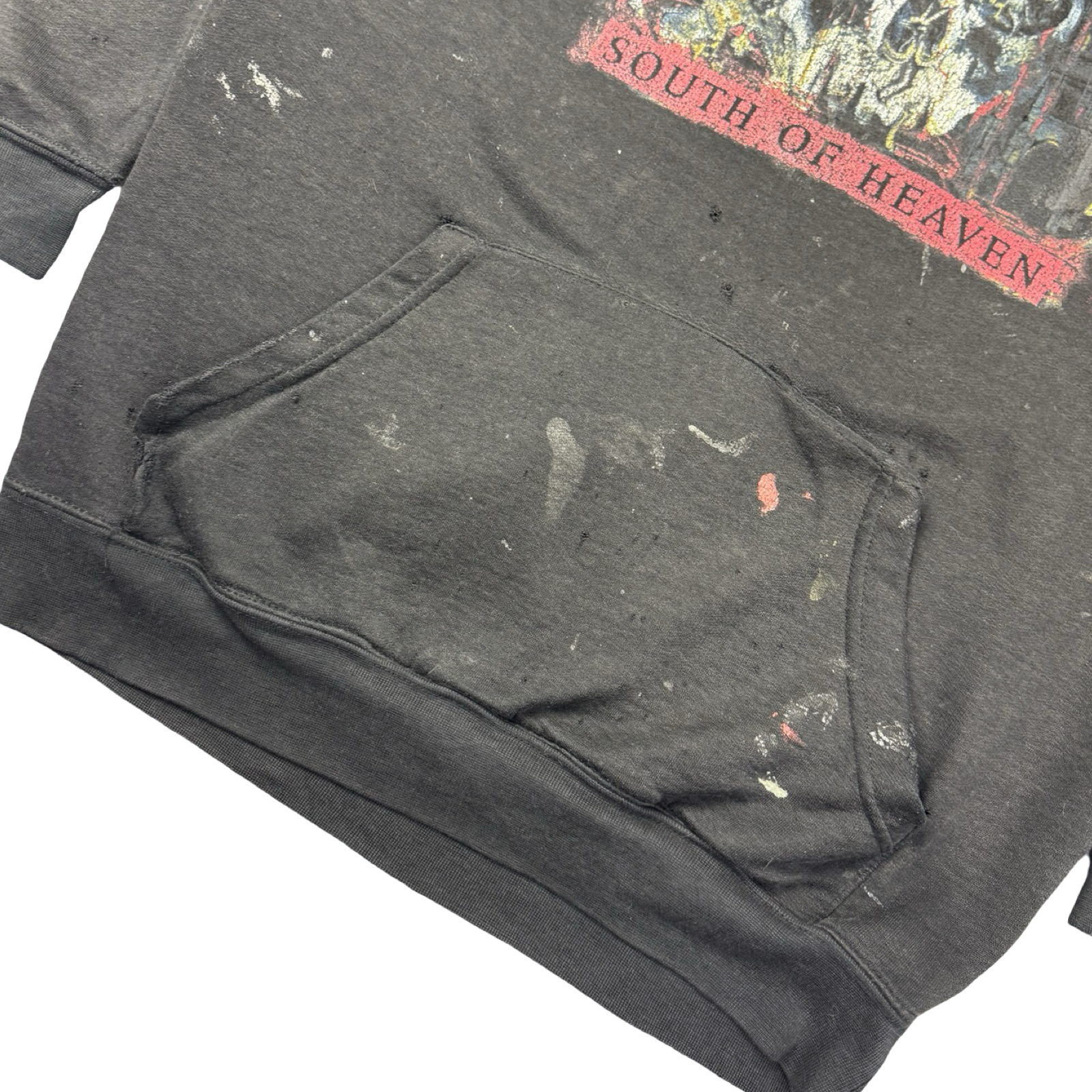 Vintage Y2K Slayer South of Heaven Graphic Hoodie Black