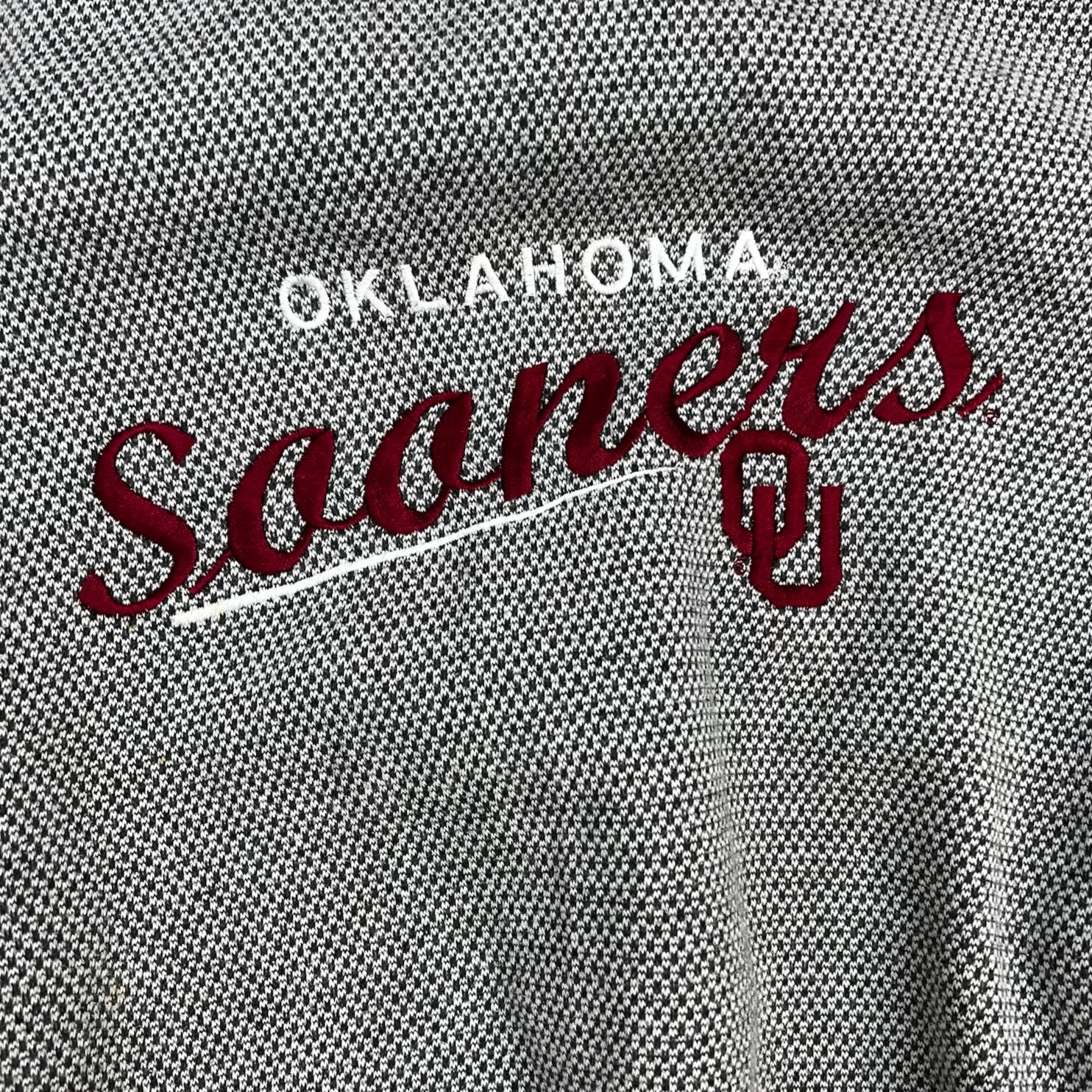 Vintage Oklahoma Sooner Crewneck Grey/Red