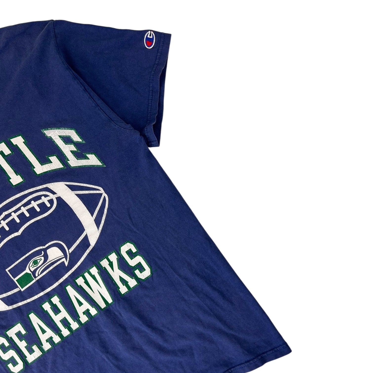 Vintage Champion Seattle Seahawks T-Shirt Blue