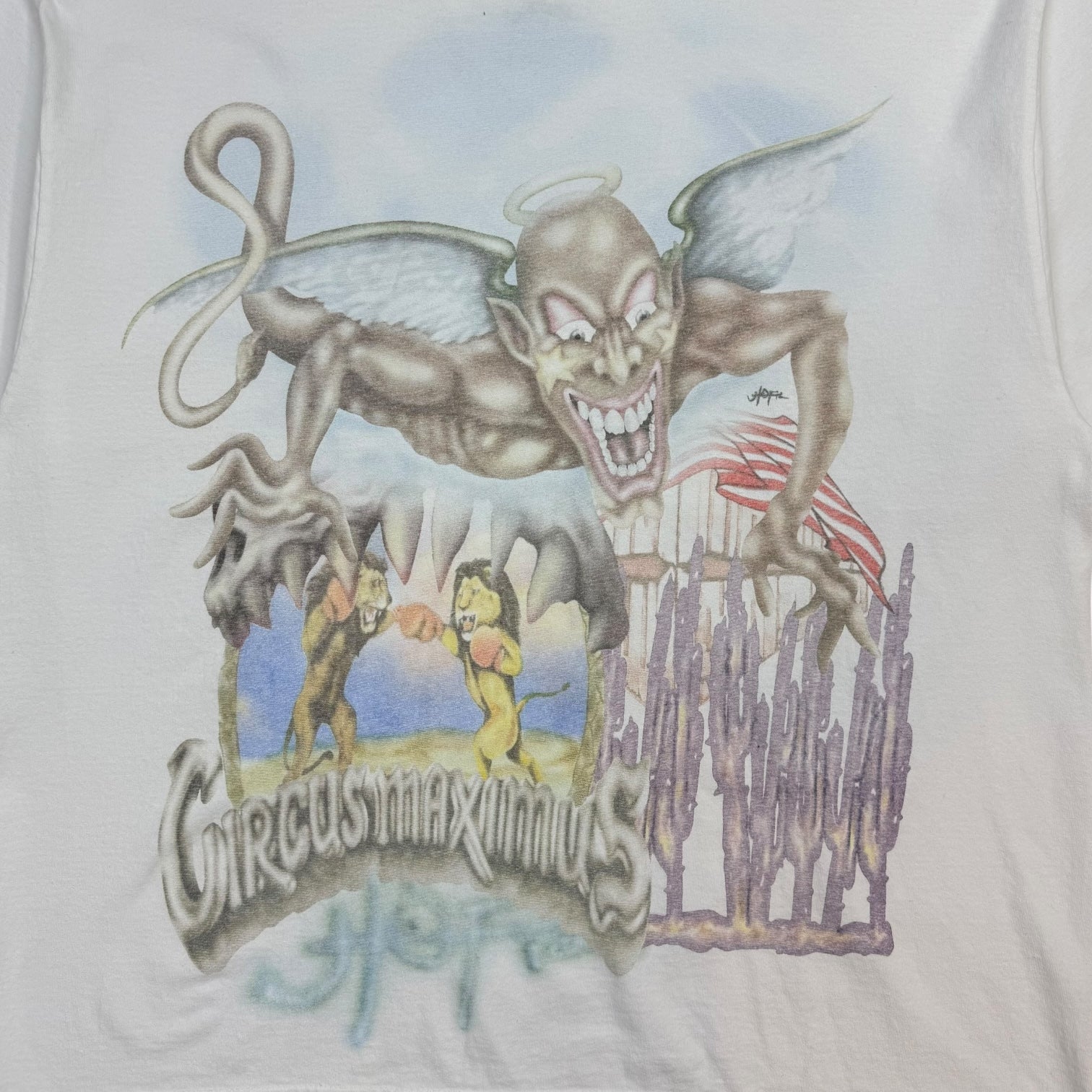 Travis Scott Utopia Circus Maximus Tour Tee White
