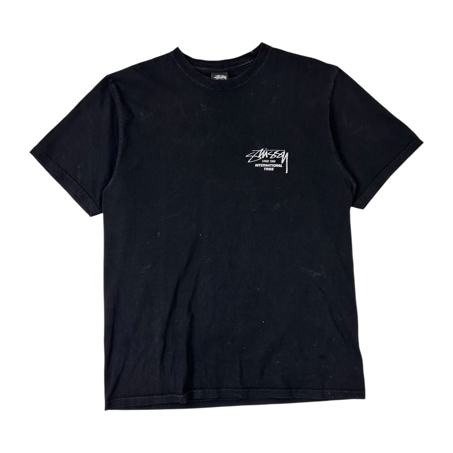 Stussy Beat Sounds Pigment Dyed T-Shirt Black