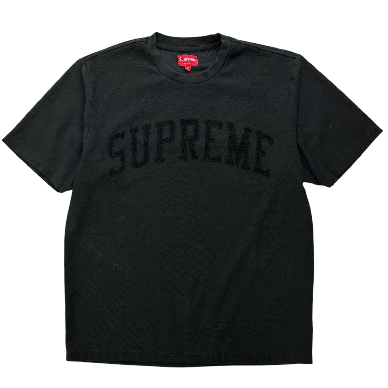 Supreme Chenille Arc Logo Tee Black