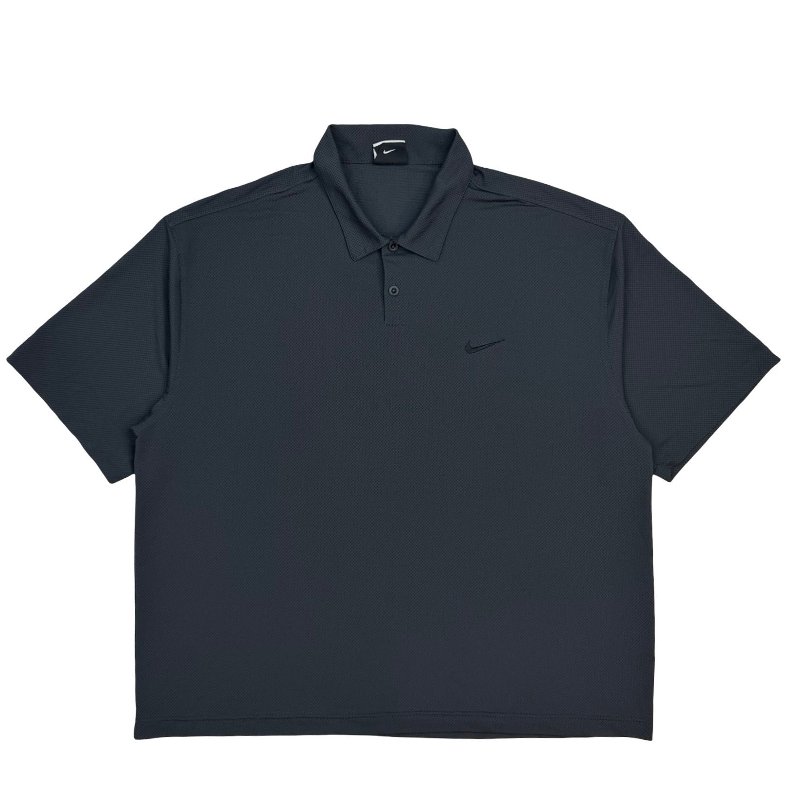 Vintage Nike Golf Embroidered Swoosh Polo Dark Grey