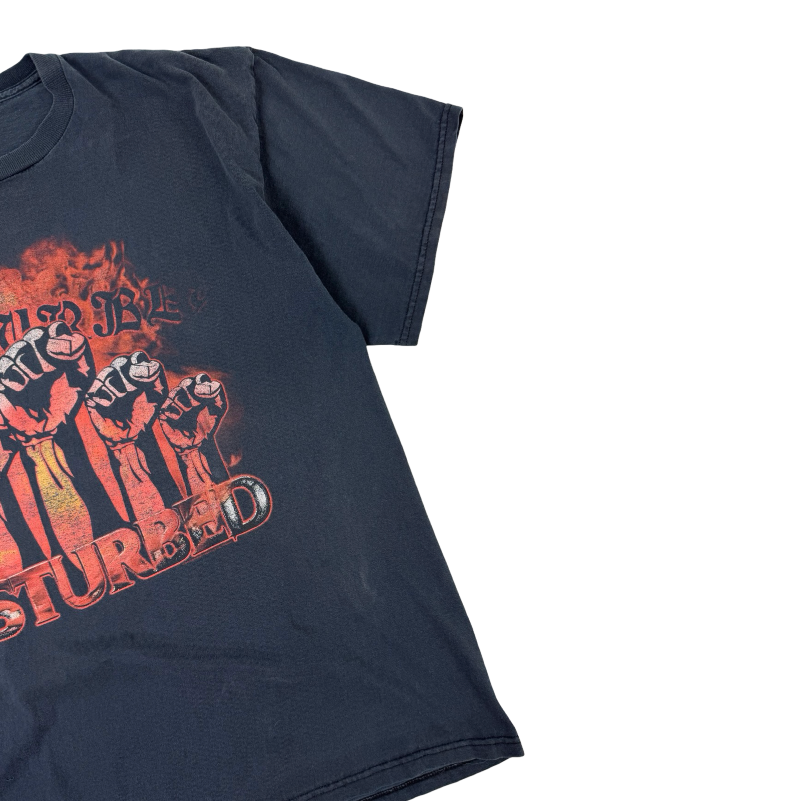 Vintage Disturbed Band T-Shirt Black