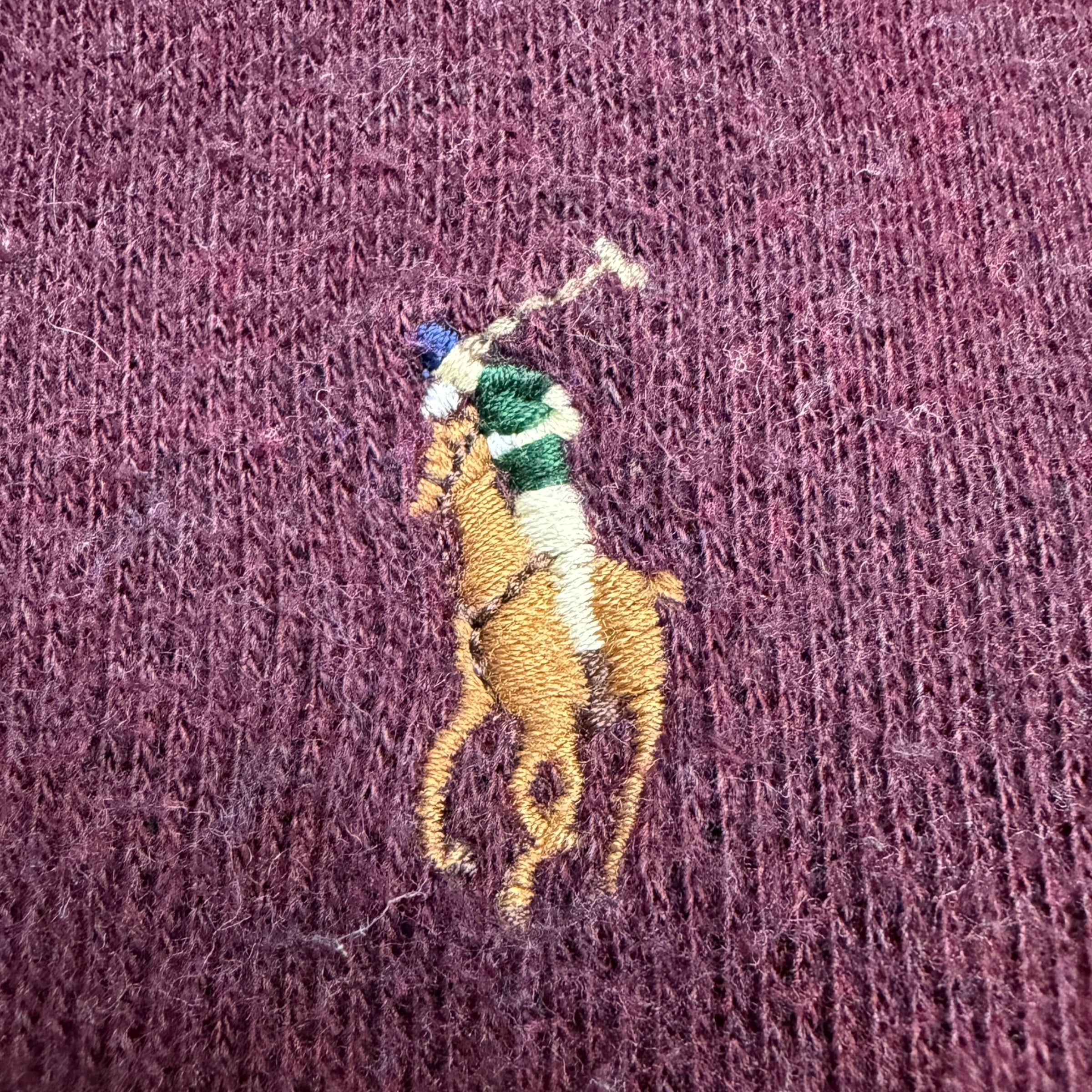 Vintage Polo Ralph Lauren Quarter Zip Burgundy