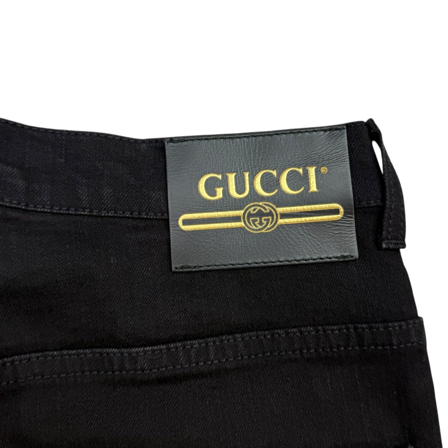 Gucci Skinny Denim Pants Black