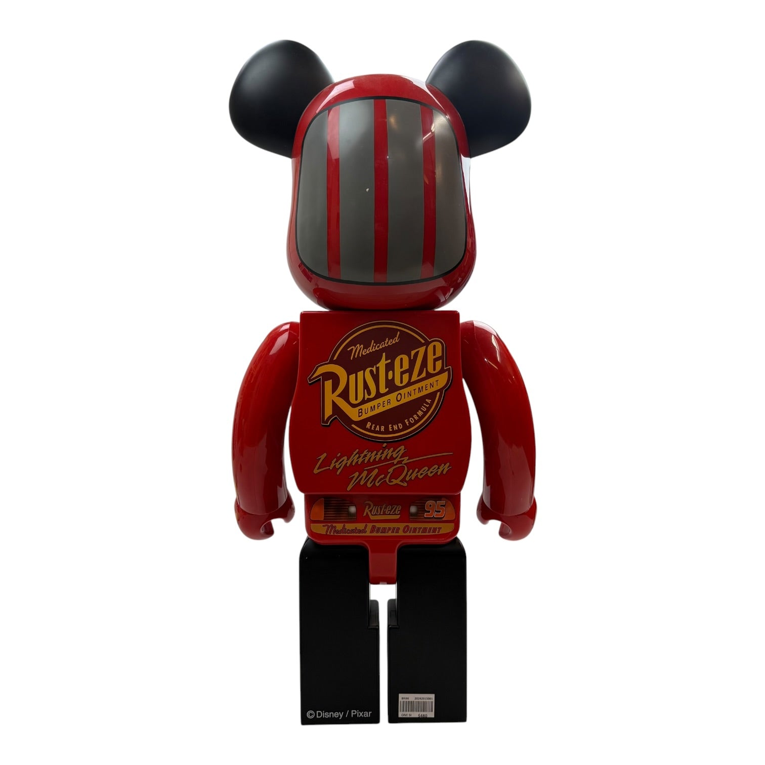 Bearbrick x Disney Pixar Lightning McQueen 1000%
