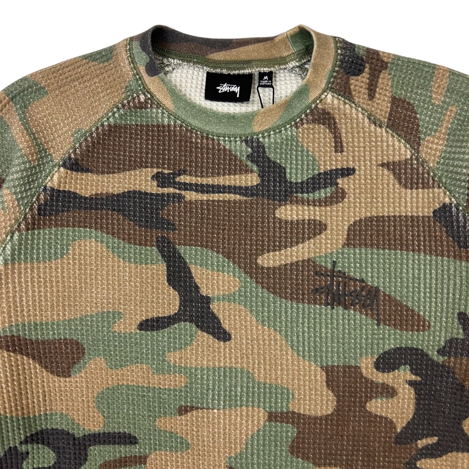 Stüssy Raglan Thermal Woodland Camo