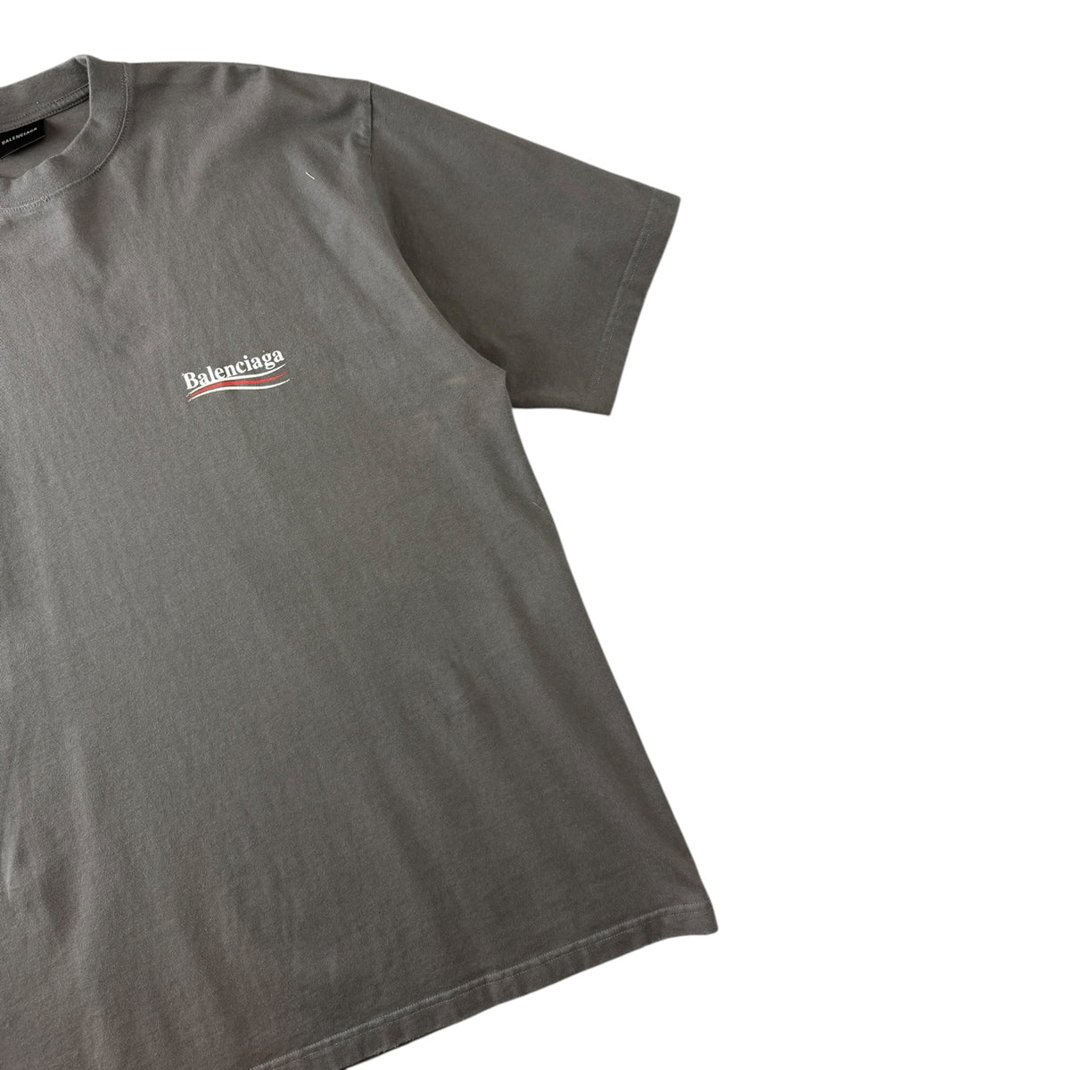 Balenciaga Political Campaign T-Shirt Grey