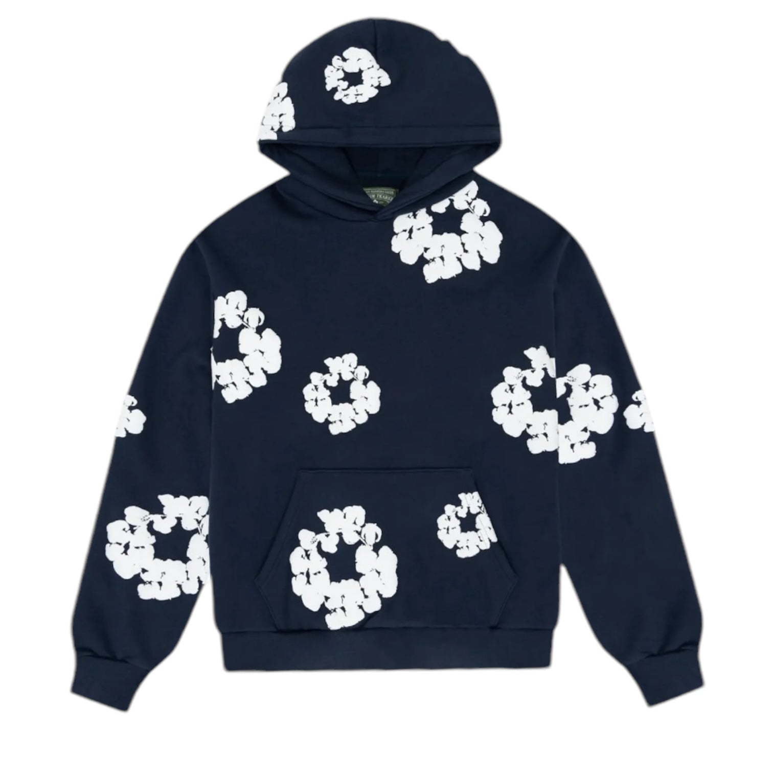 Denim Tears Cotton Wreath Hoodie Navy