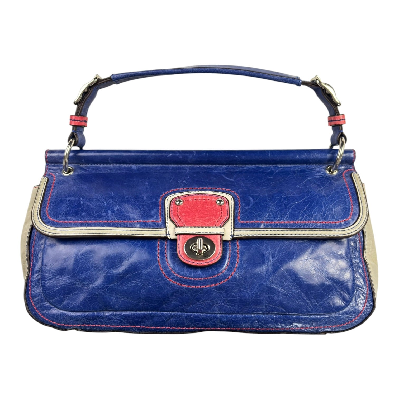 (W) Coach Willis Colour Block Cross Crossbody Bag