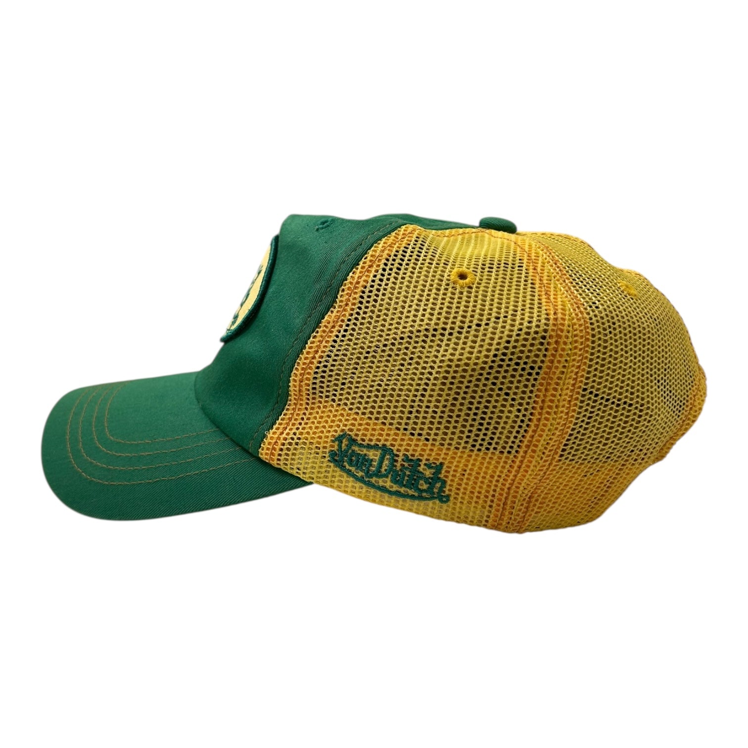 Vintage Von Dutch Hat Green/Yellow