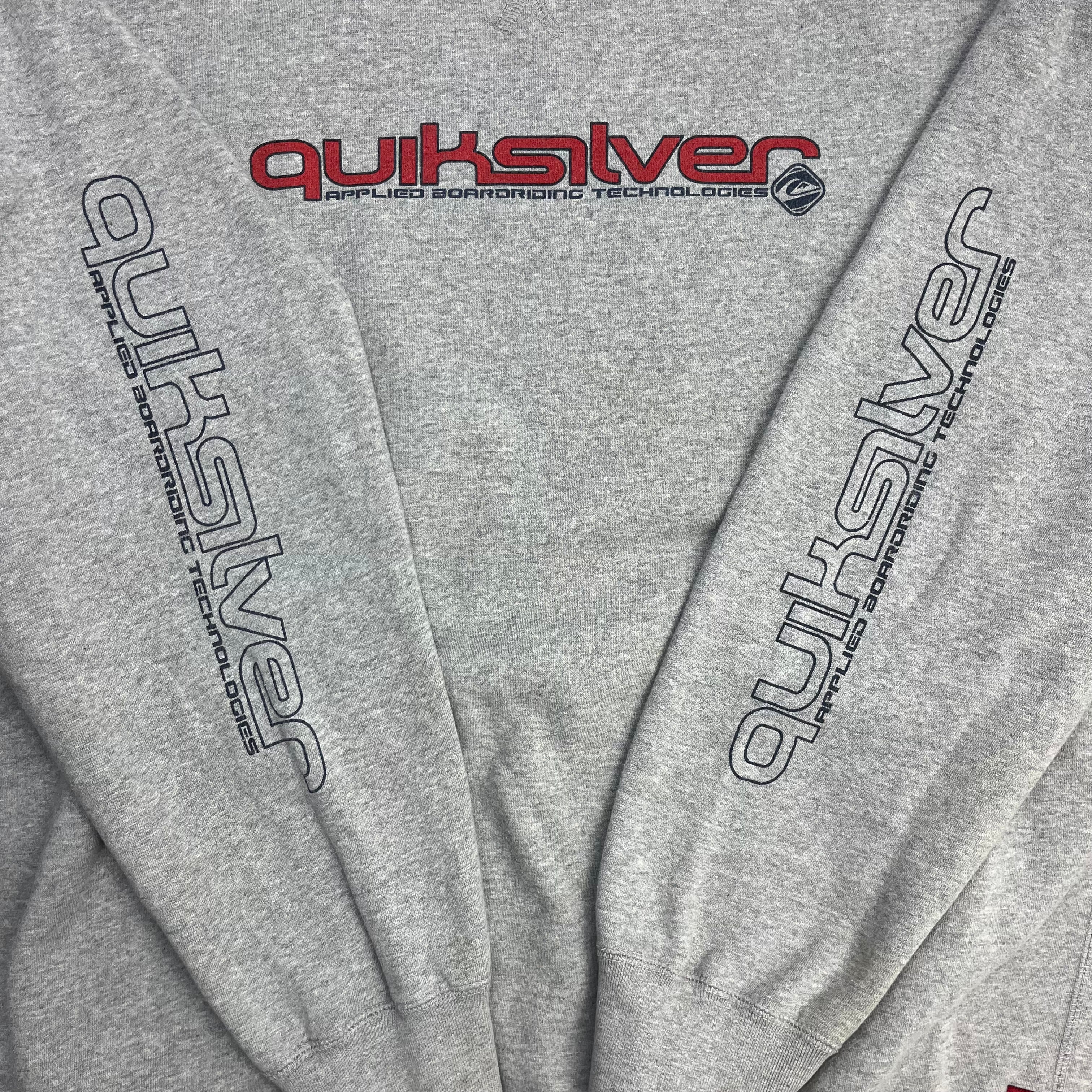Vintage Quiksilver Sleeve Spellout Crewneck