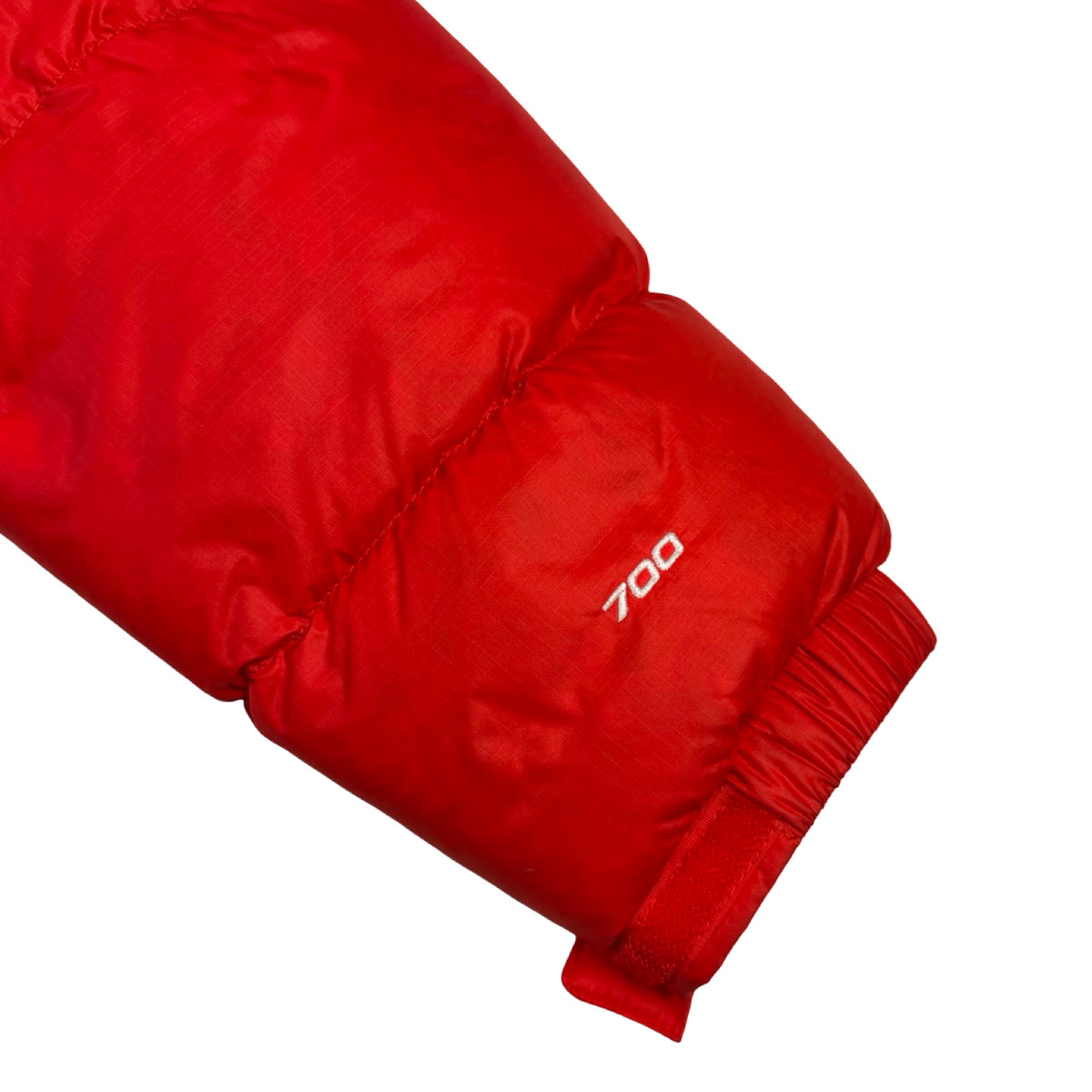 The North Face Nuptse 700 Down Fill Puffer Jacket Red
