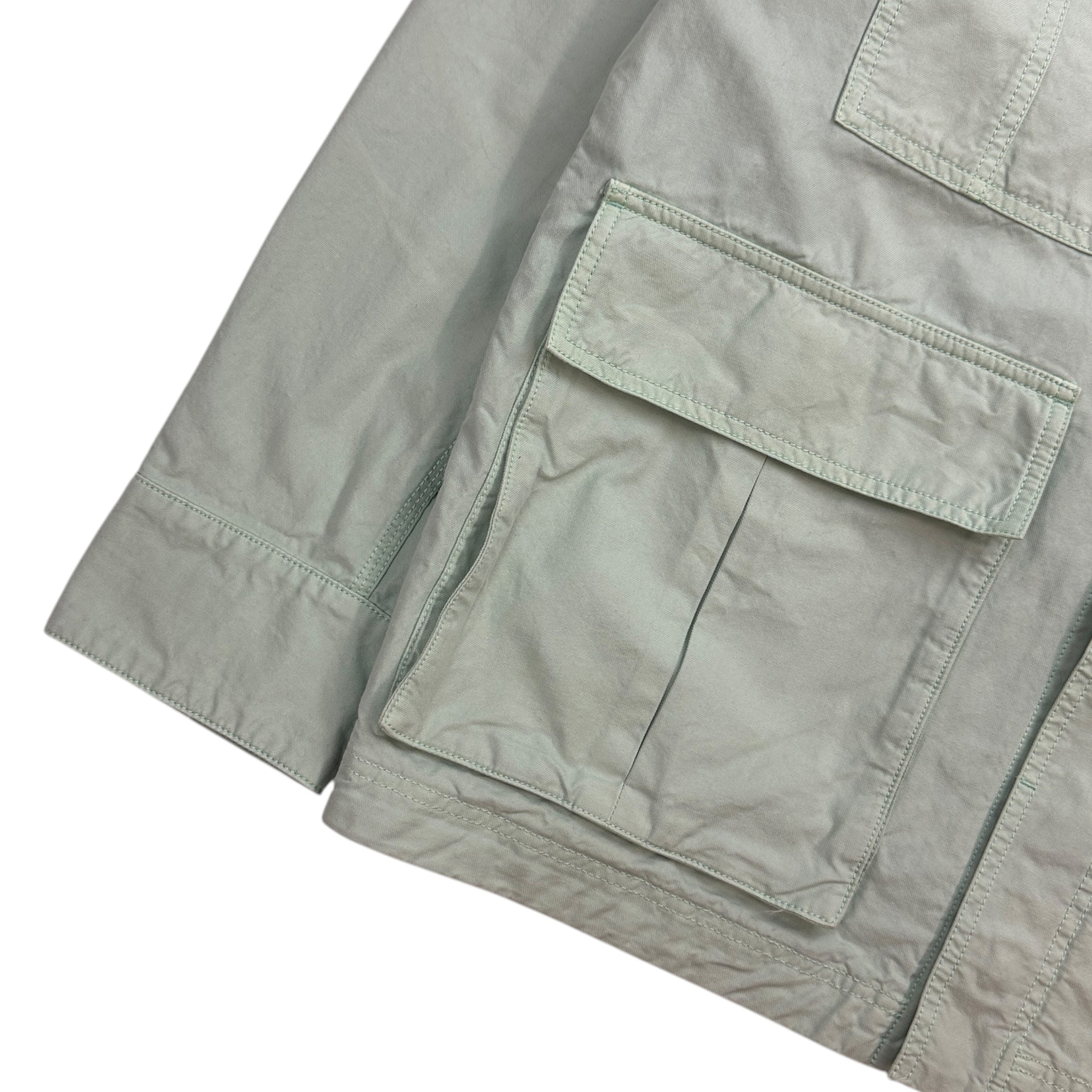 Ami Paris Pocket Detail Work Jacket Seafoam