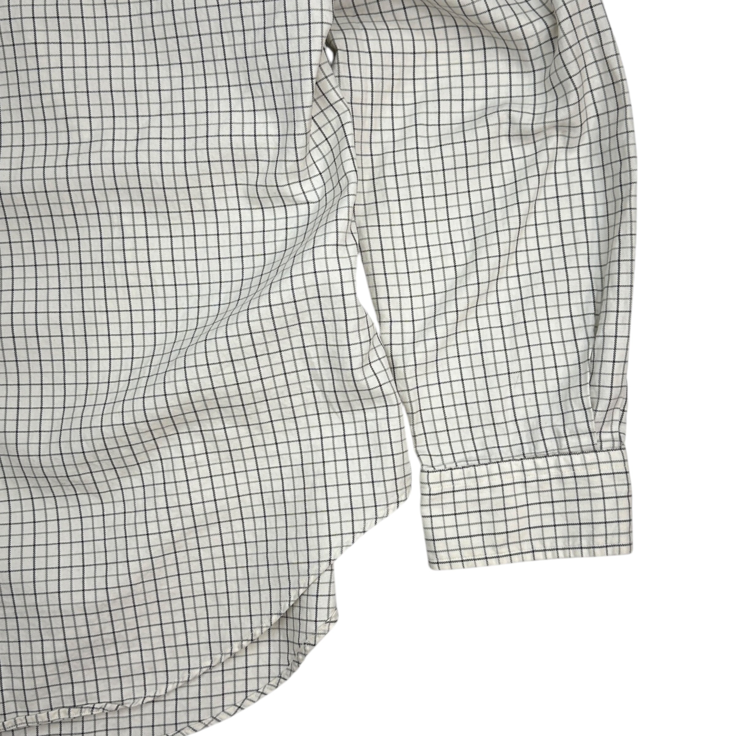 Vintage Ralph Lauren Patterned Button Up White/Grey