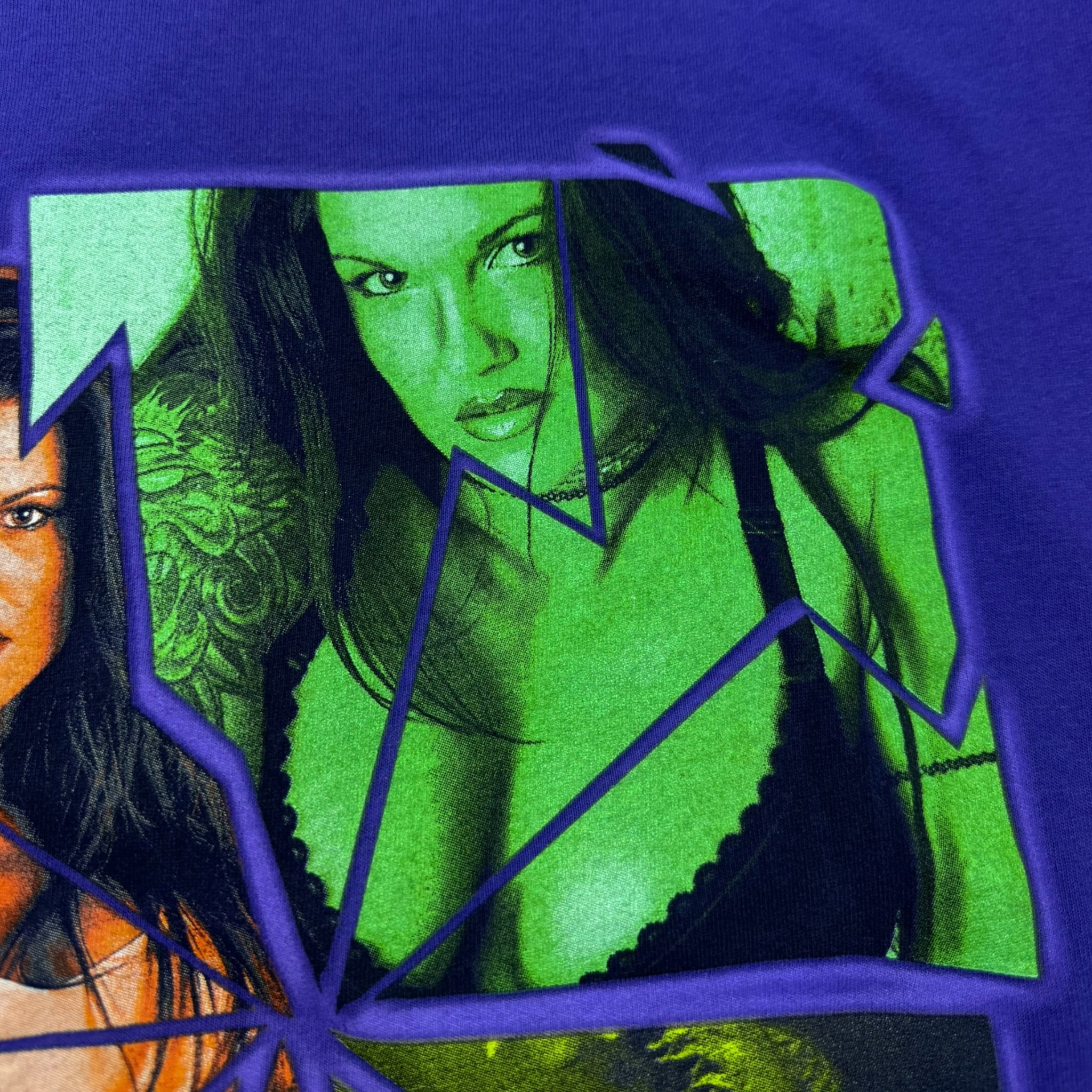 2001 Lita WWF Diva Collage T-Shirt