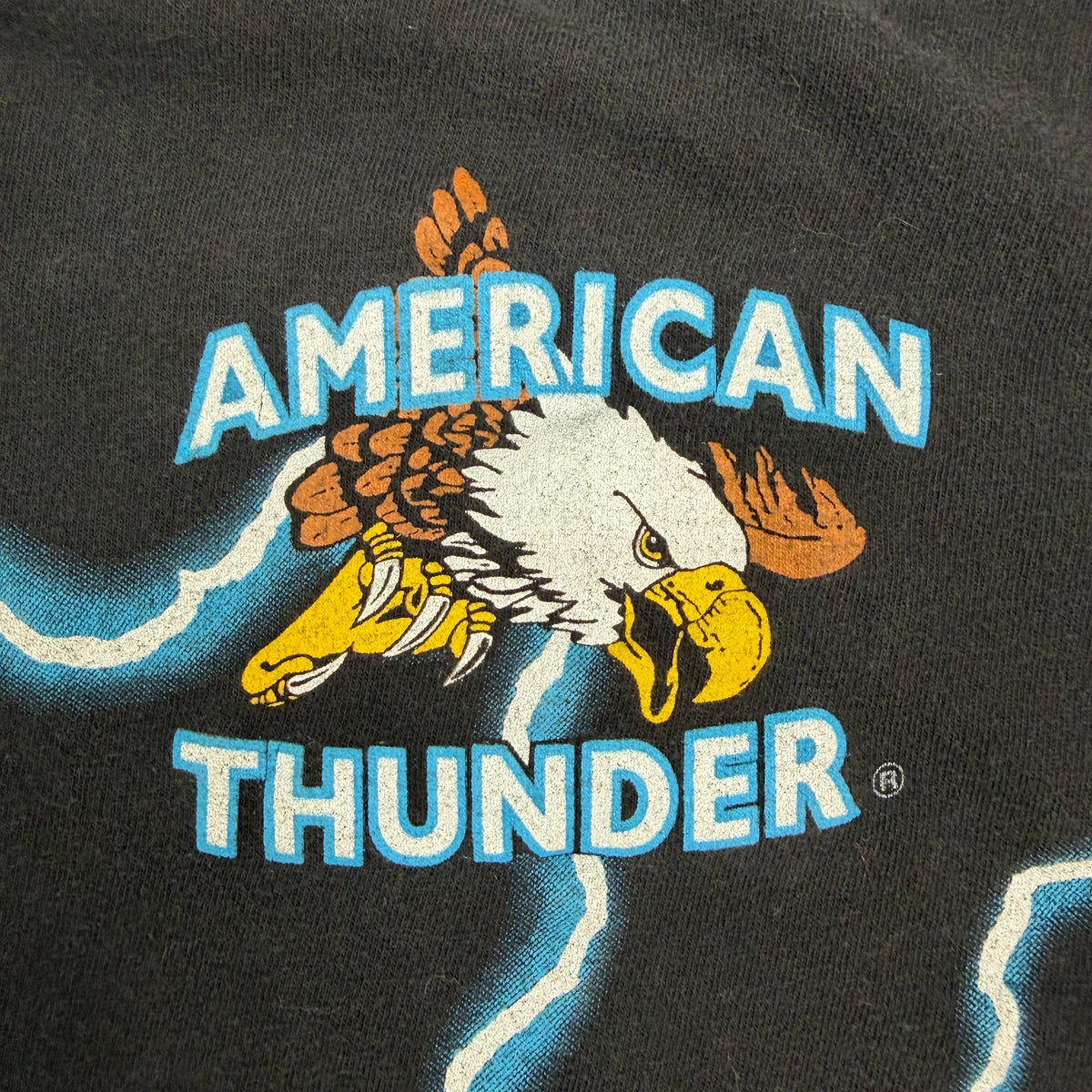 Vintage 90s American Thunder Tee Black