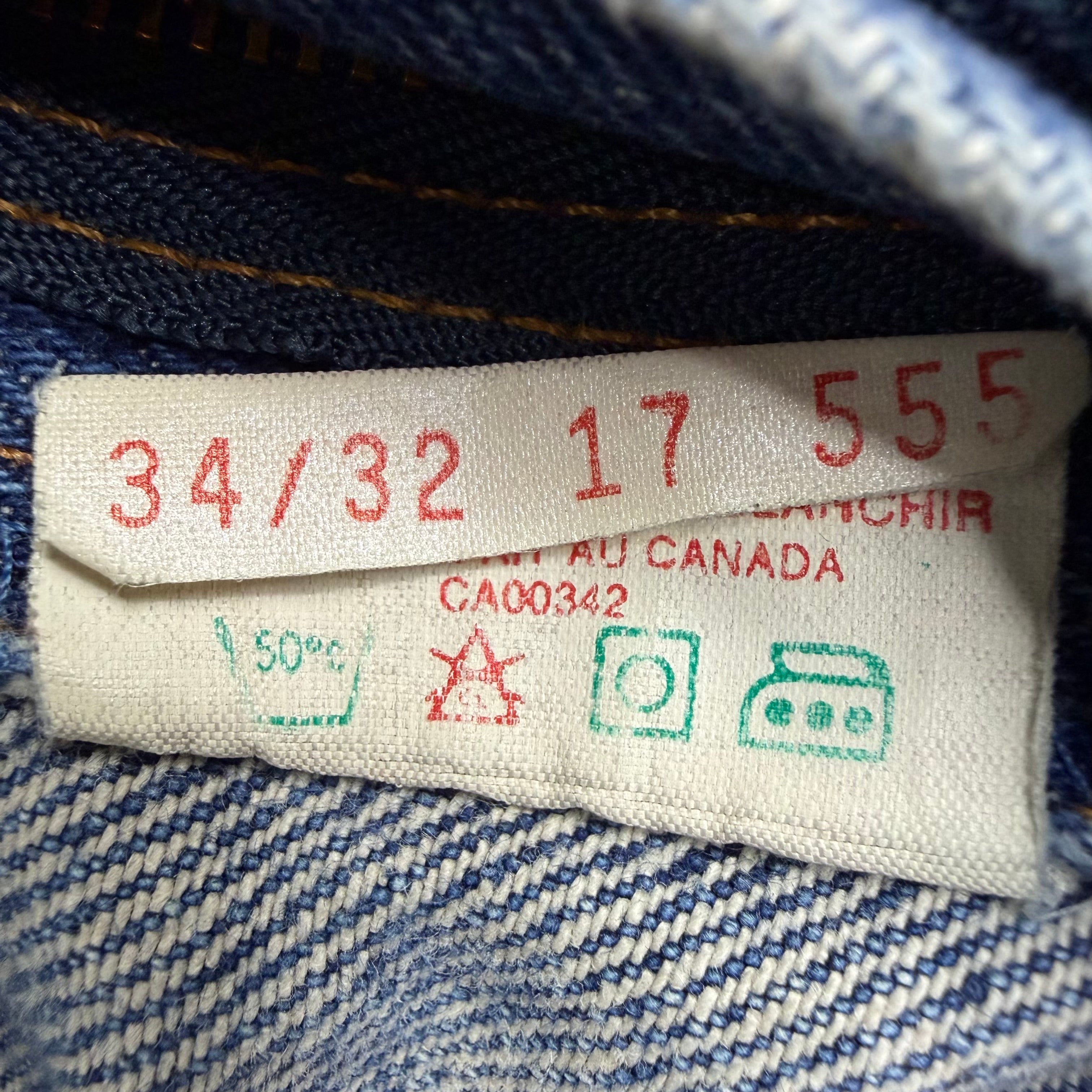 Vintage Levi’s 619 Orange Tab Denim Shorts Blue