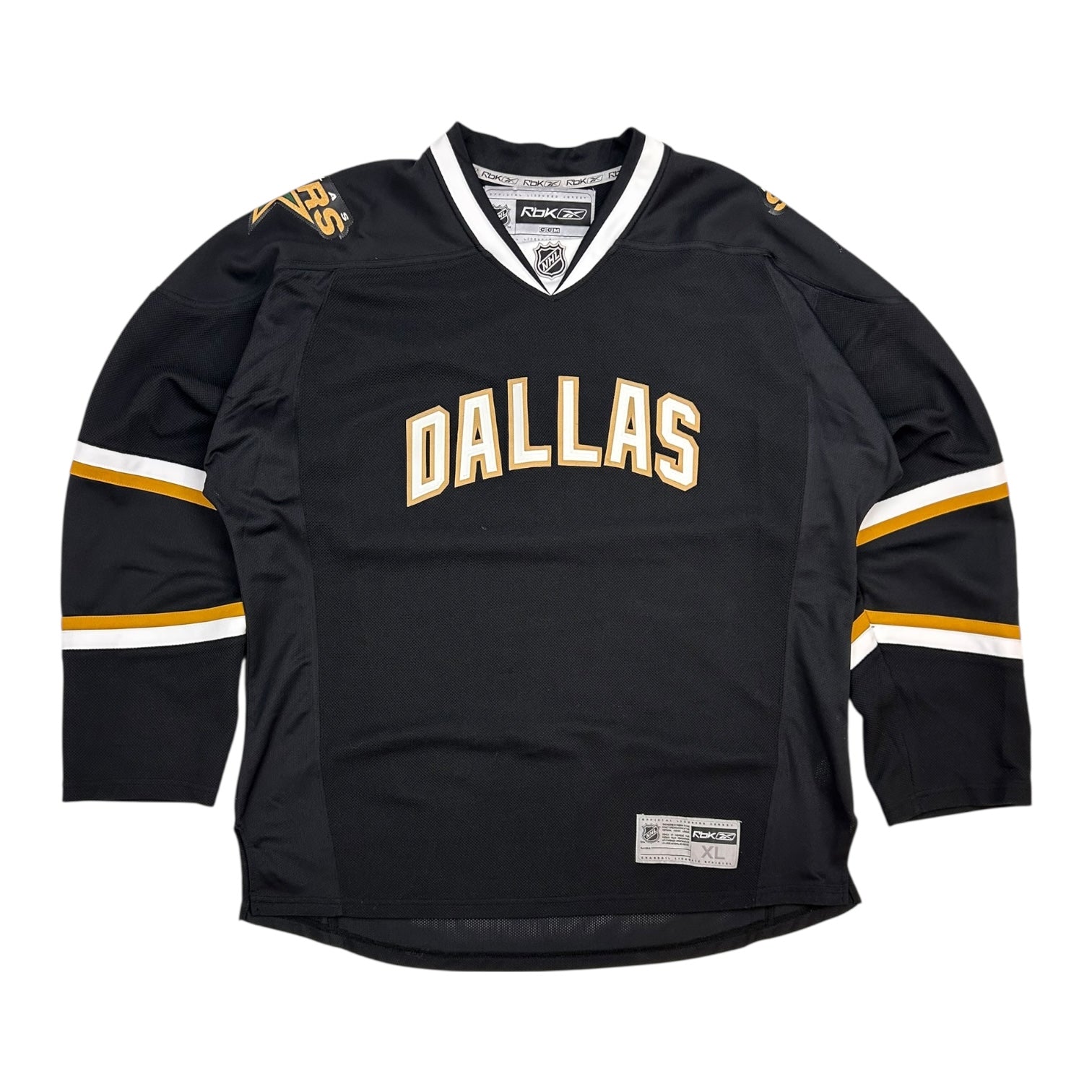 Vintage Reebok Dallas Stars Jersey Black