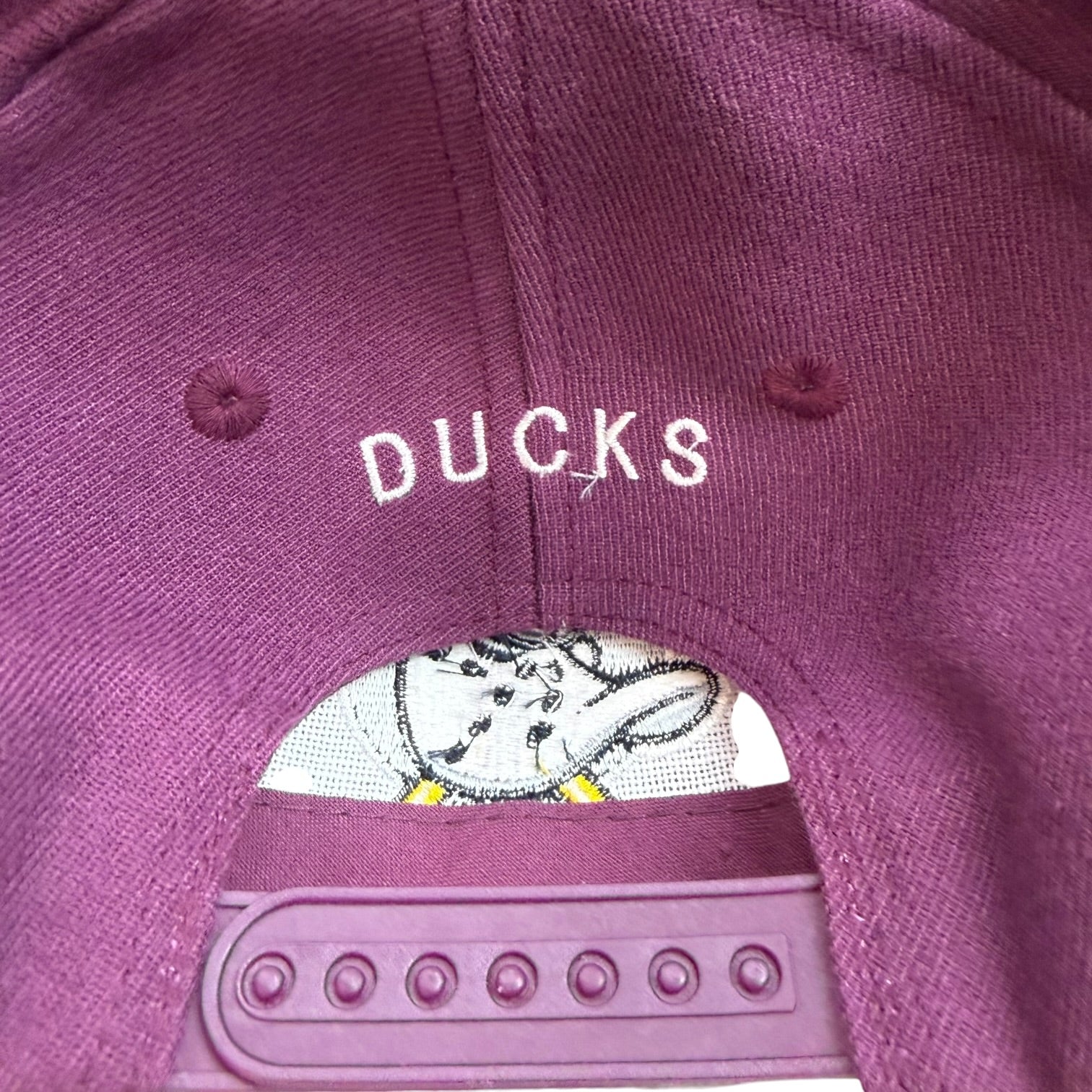 Vintage Anaheim Ducks SnapBack Hat Maroon