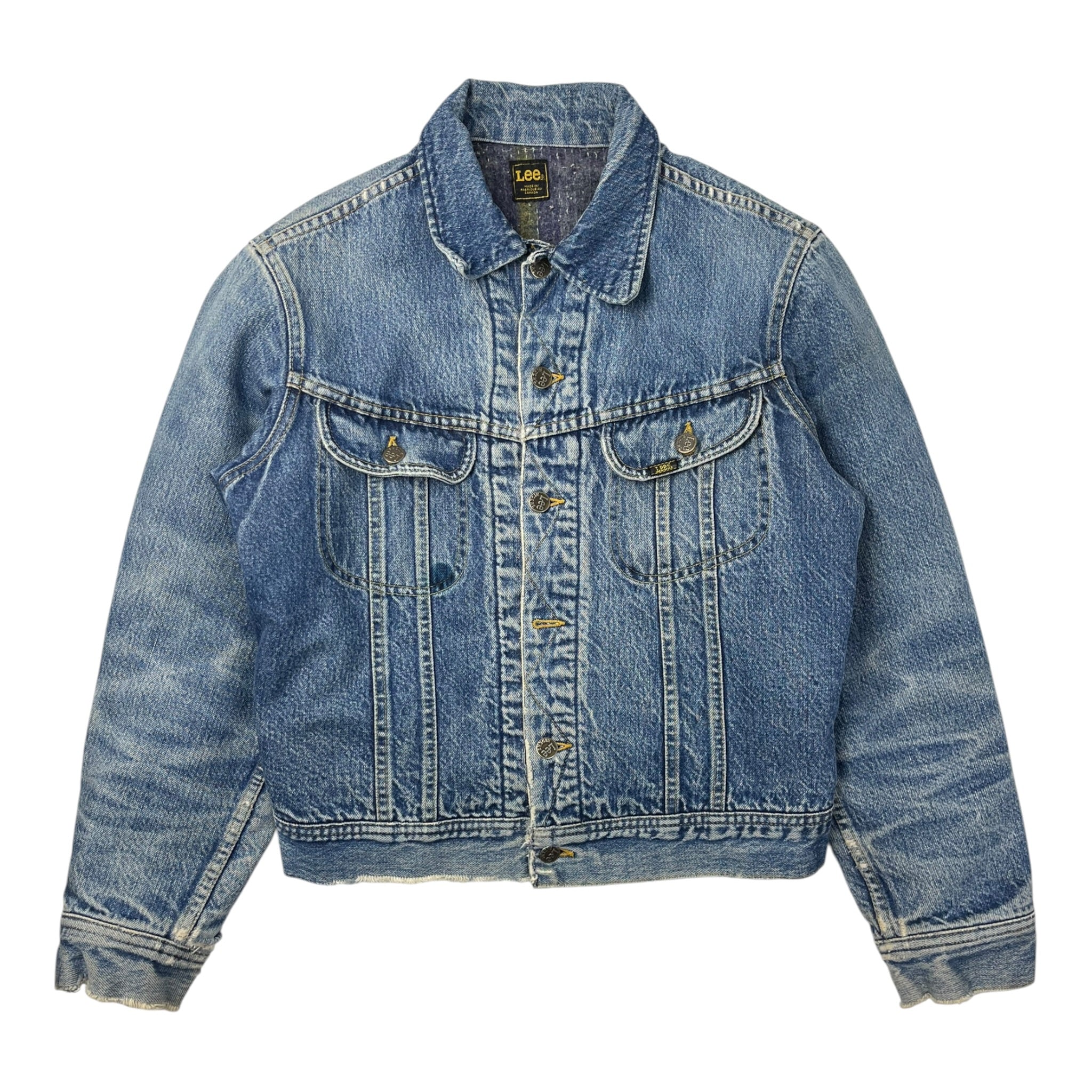 Vintage Lee Riders Wool Lined Denim Jacket