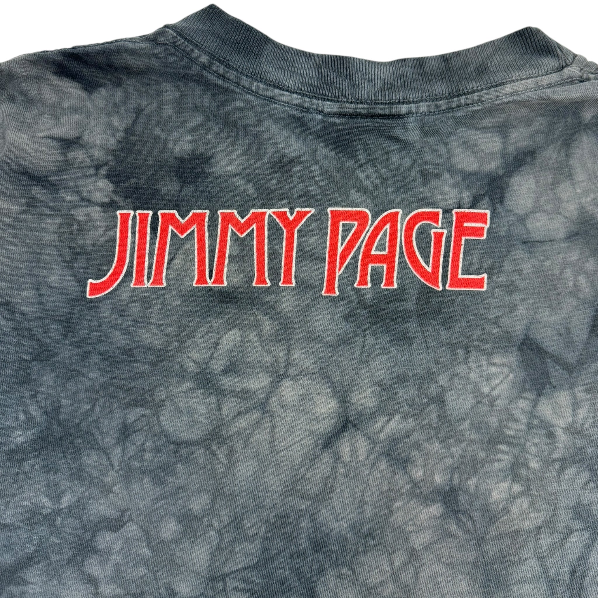 2004 Jimmy Page Liquid Blue Dye Tee Black