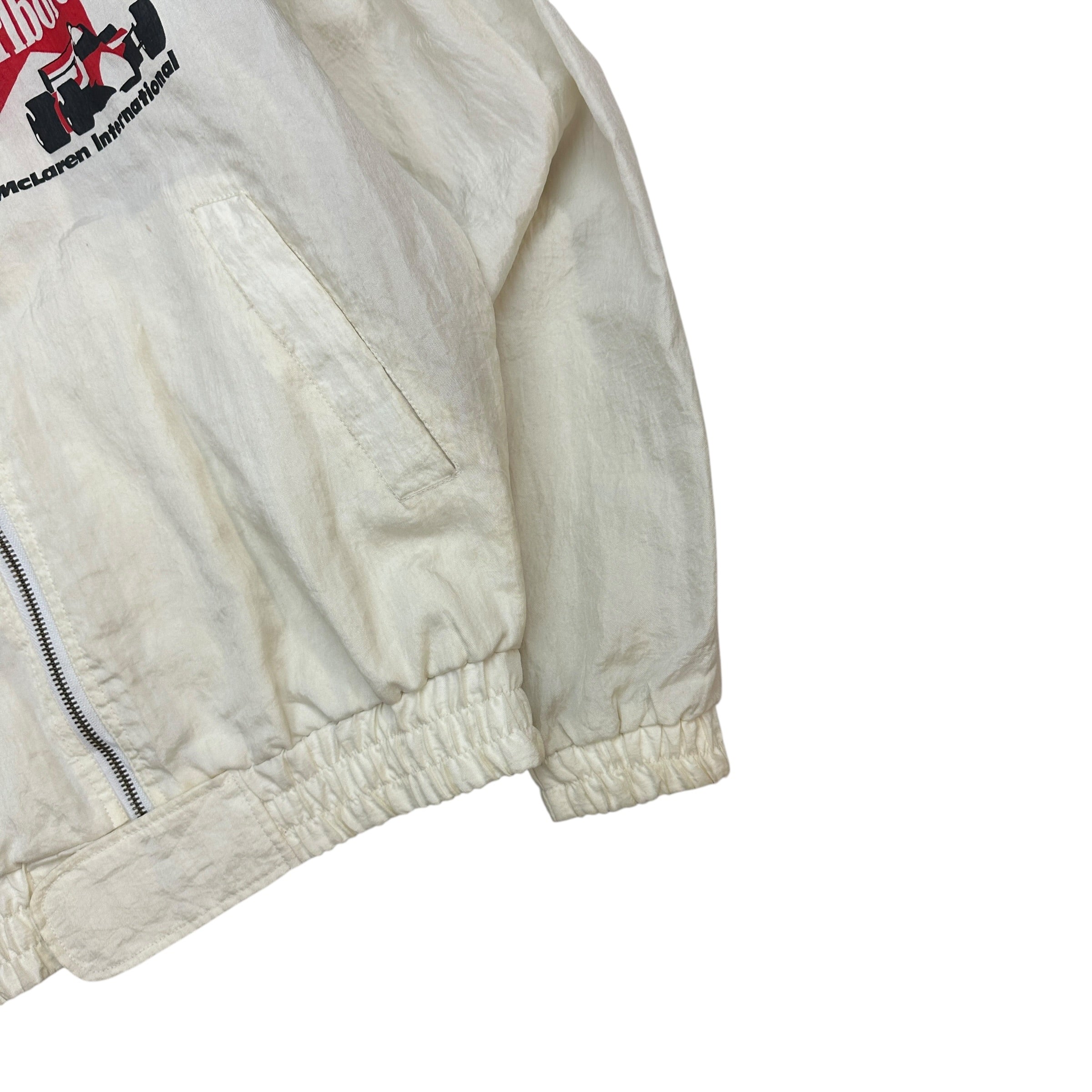 Vintage Marlboro McLaren Honda Racing Jacket White