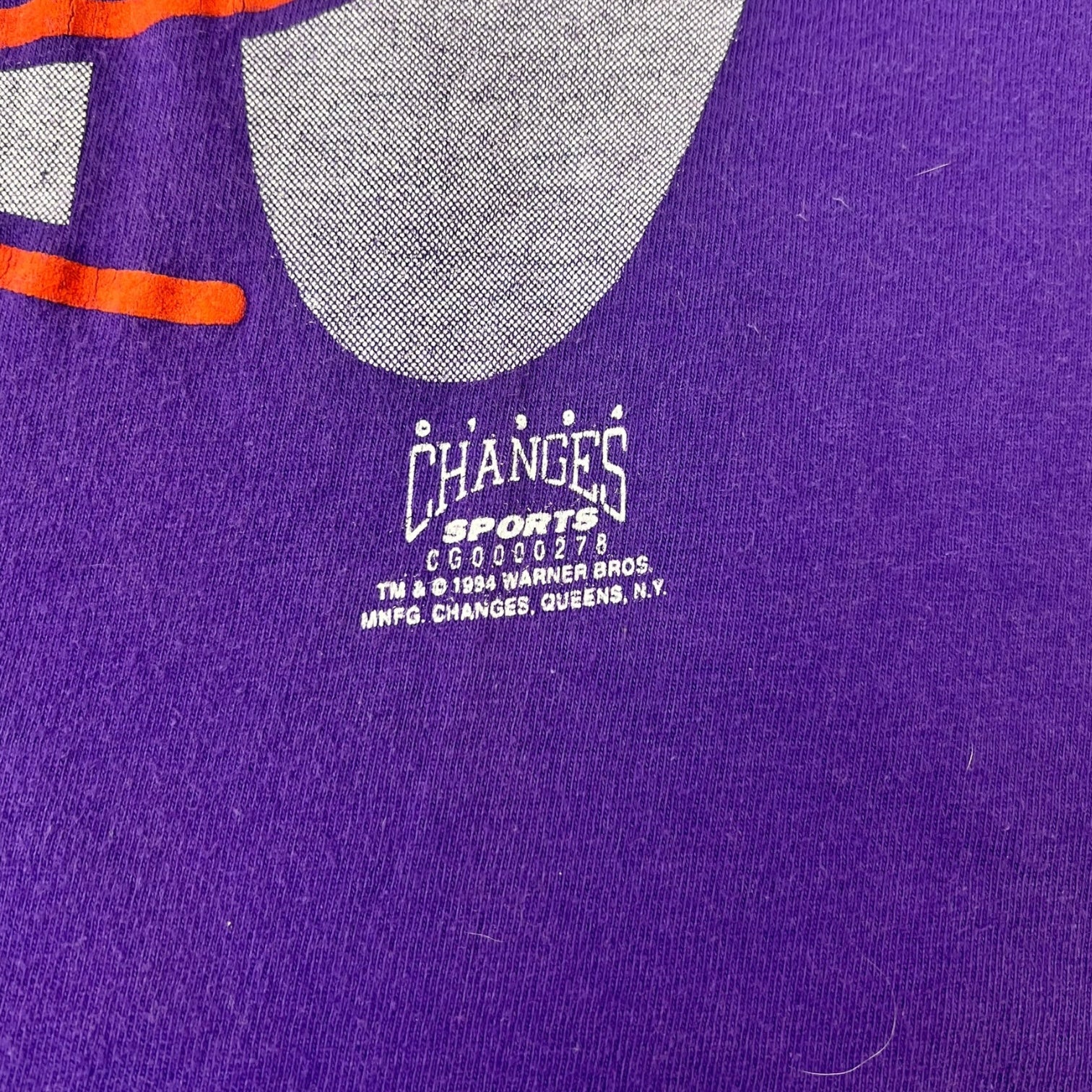 Vintage 1994 Phoenix Suns Long Sleeve T-Shirt Purple