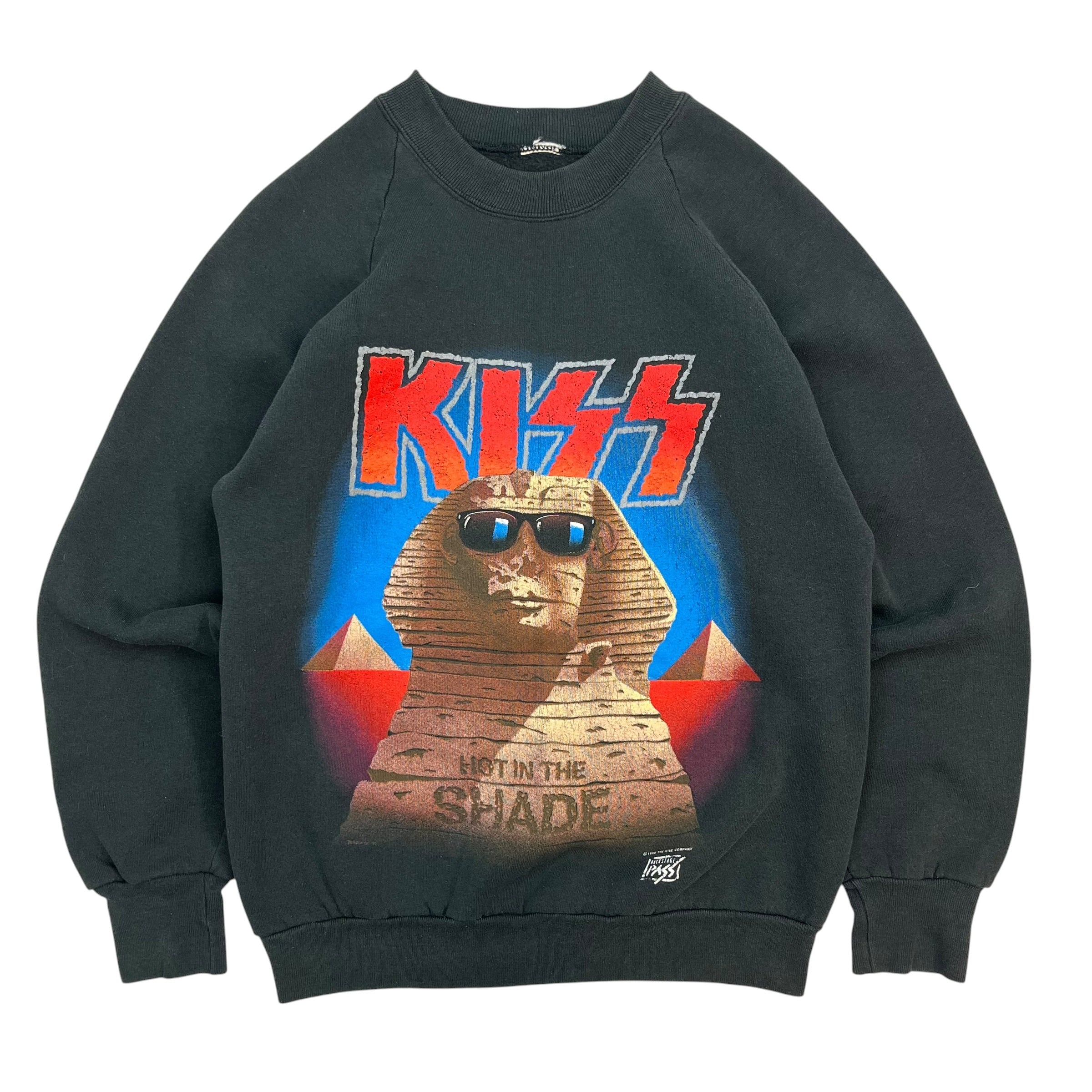 1990 KISS Hot In The Shade Crewneck Black