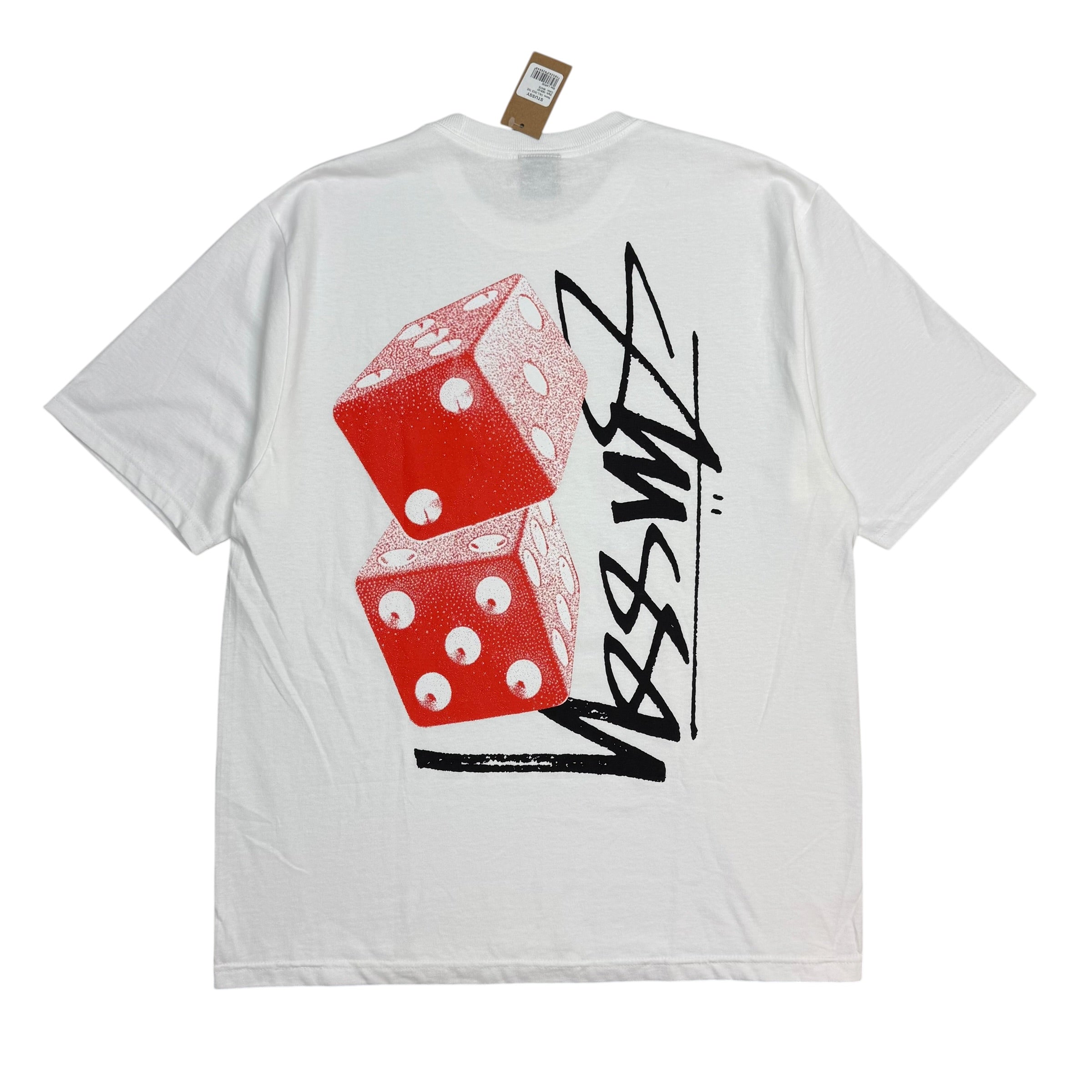 Stussy Tall Dice Tee White