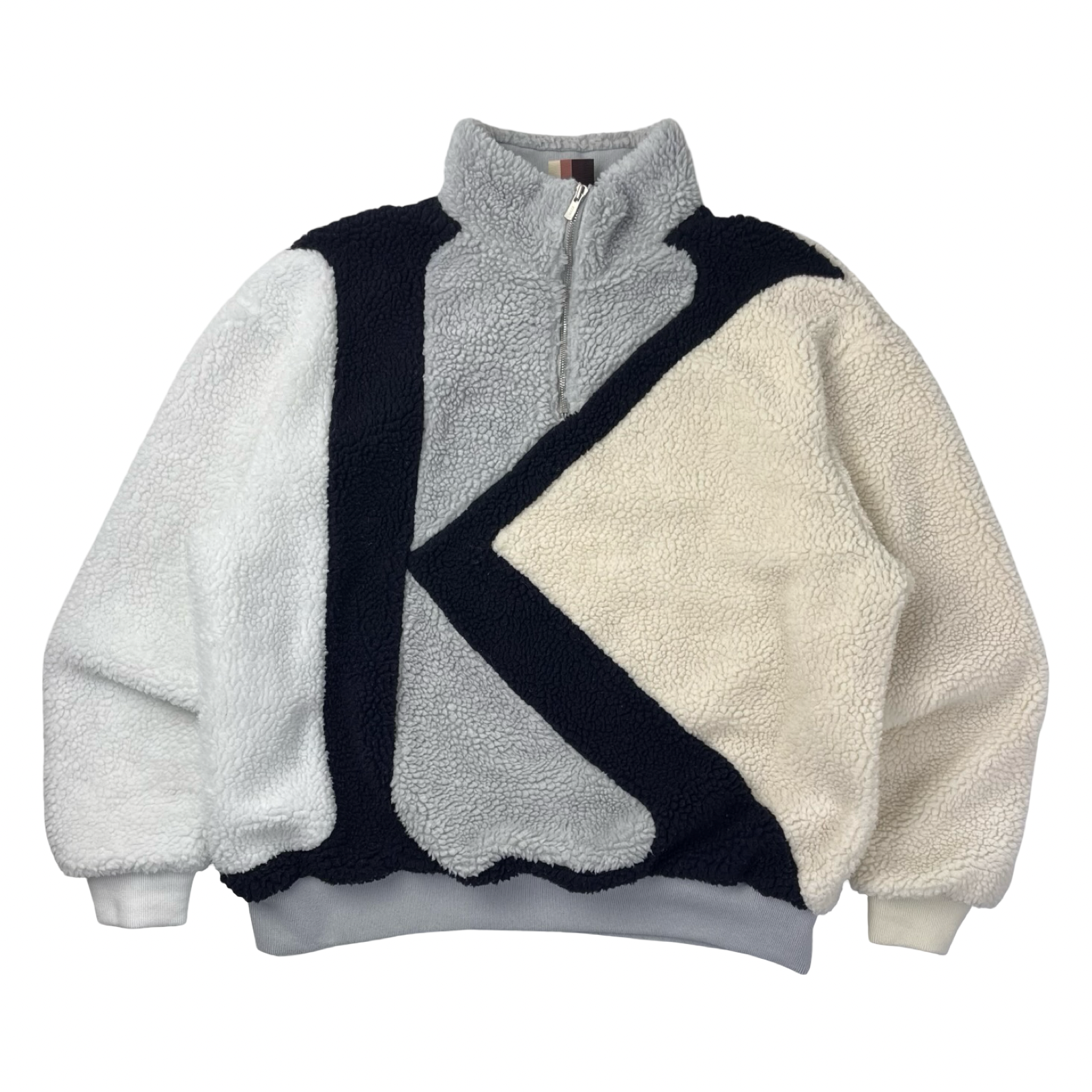 KITH Initial K Mock Sherpa 1/4 Zip