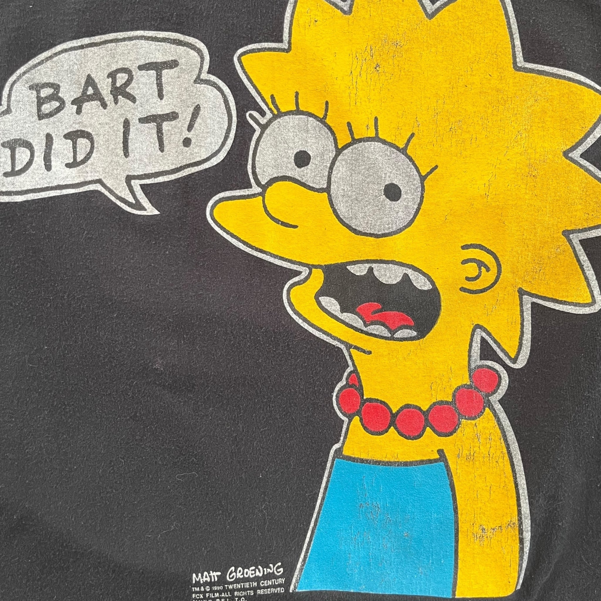 1990 The Simpsons Bart & Lisa Longsleeve Shirt