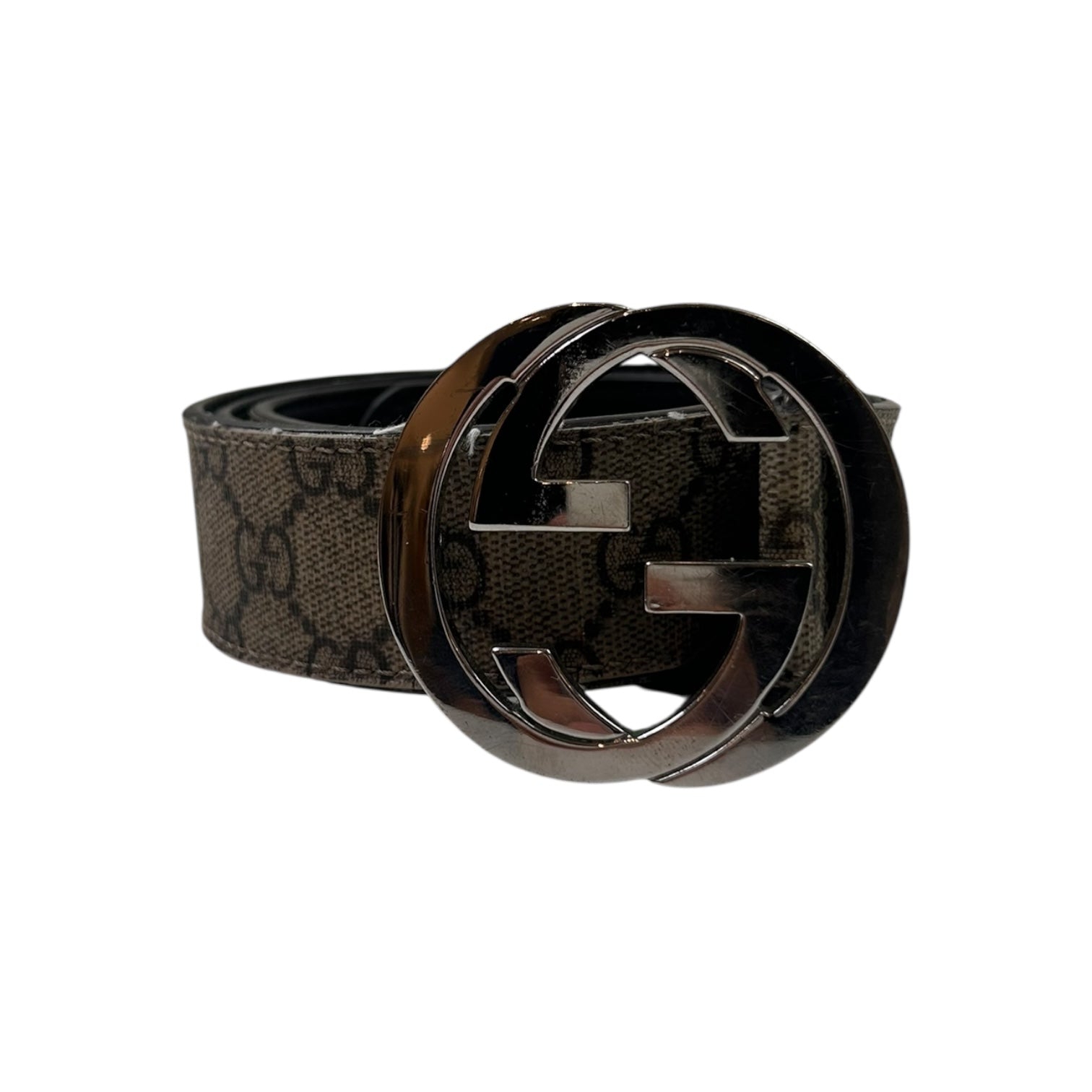 Gucci GG Supreme Belt Beige
