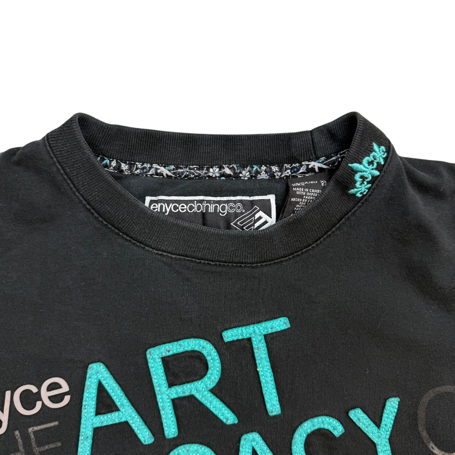 Vintage Y2K Enyce The Art Of Legacy & Redefinition Tee Black