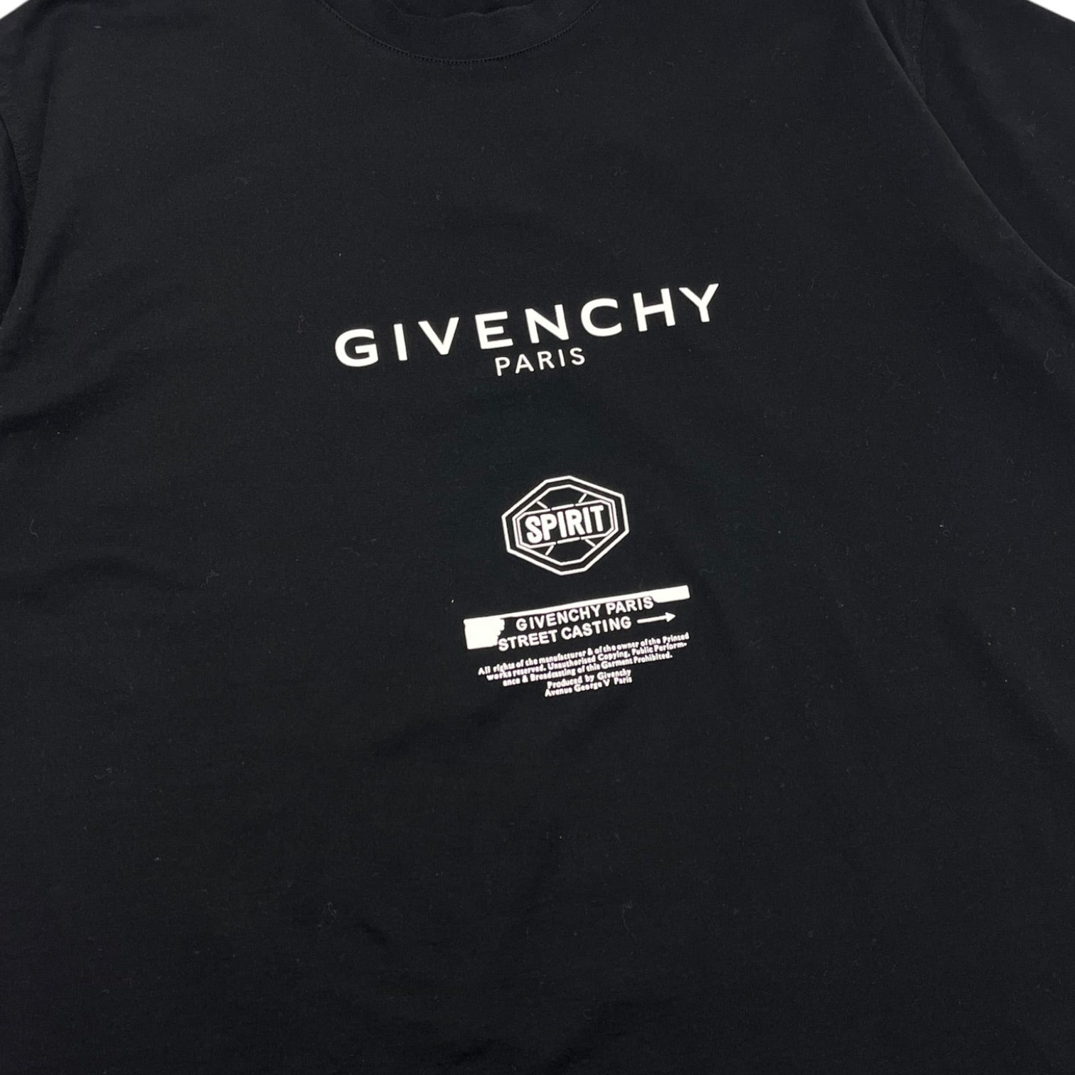 Givenchy Spirit T-Shirt Black