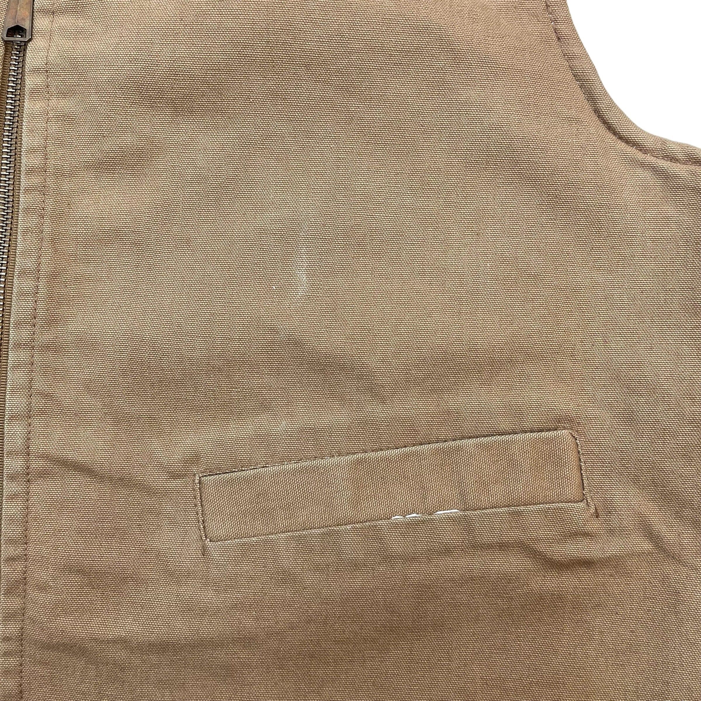 60’s Carhartt Sherpa Lined Vest Brown