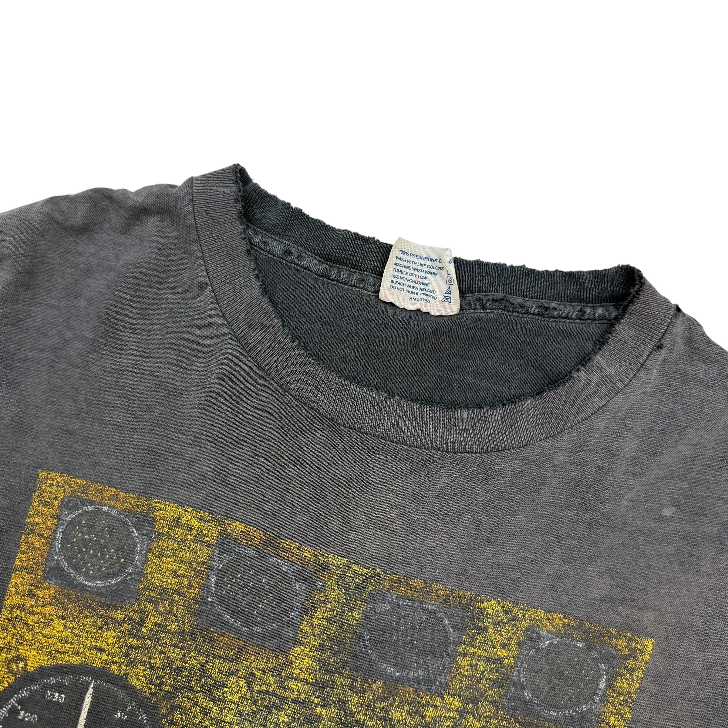 1998 Tragically Hip Phantom Power Tour Tee Faded Black