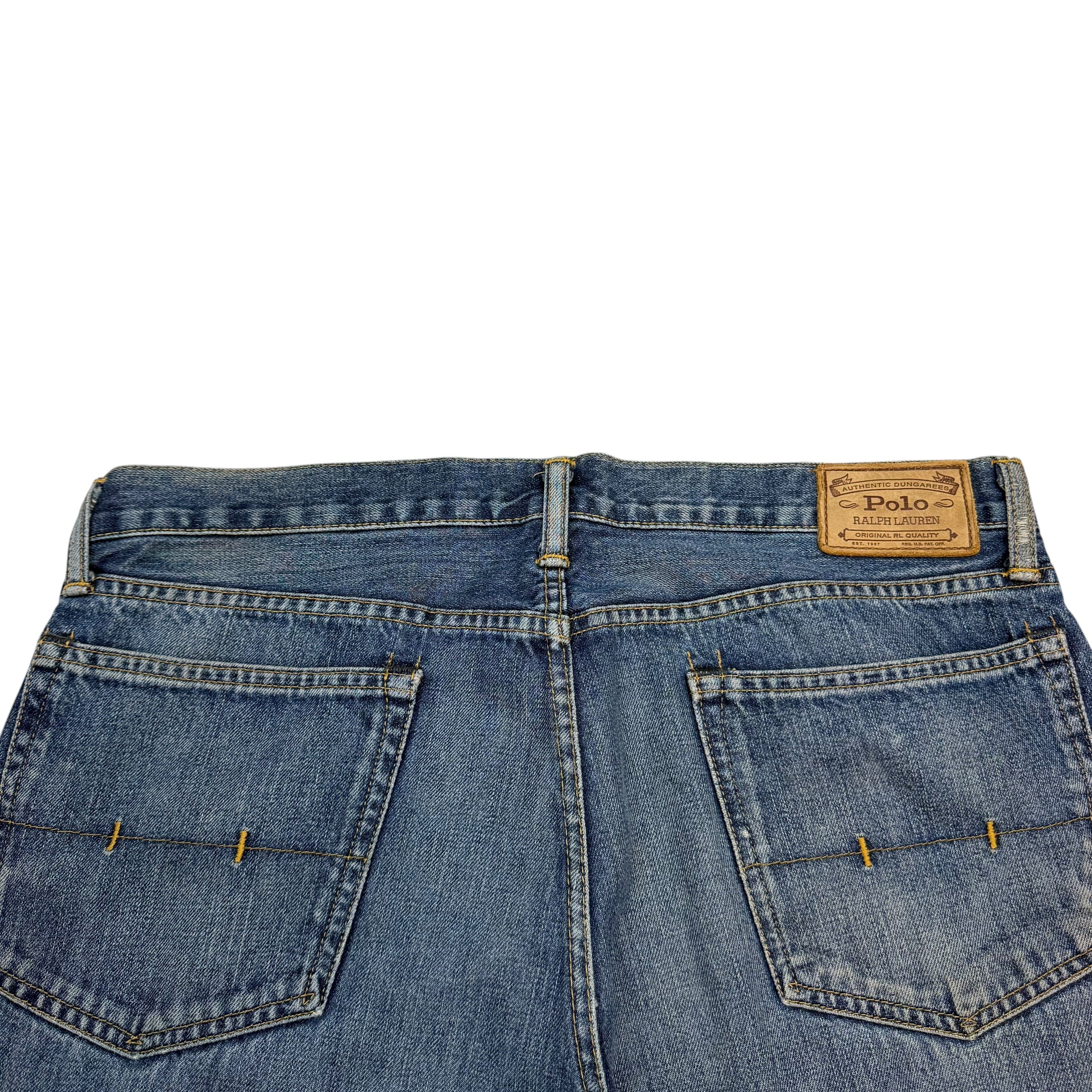 Vintage Polo Ralph Lauren Authentic Dungaree Jeans Blue